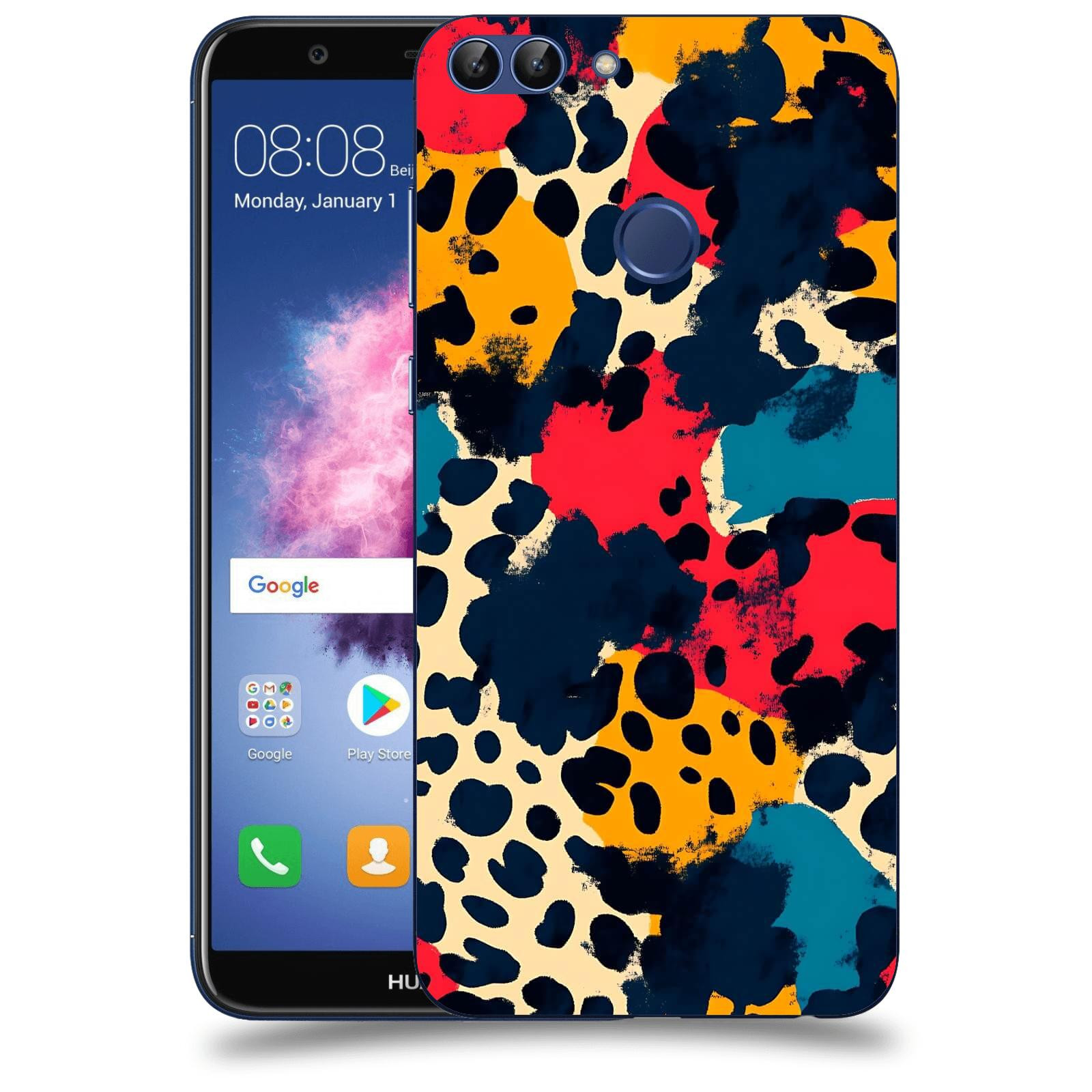 ACOVER Kryt na mobil Huawei P Smart - Divoká abstrakce