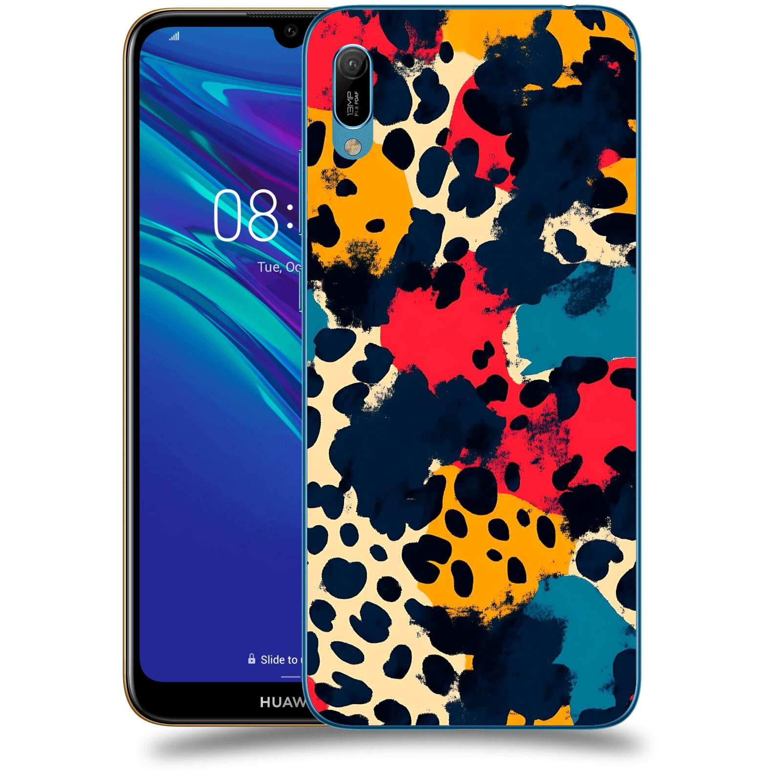 ACOVER Kryt na mobil Huawei Y6 2019 - Divoká abstrakce