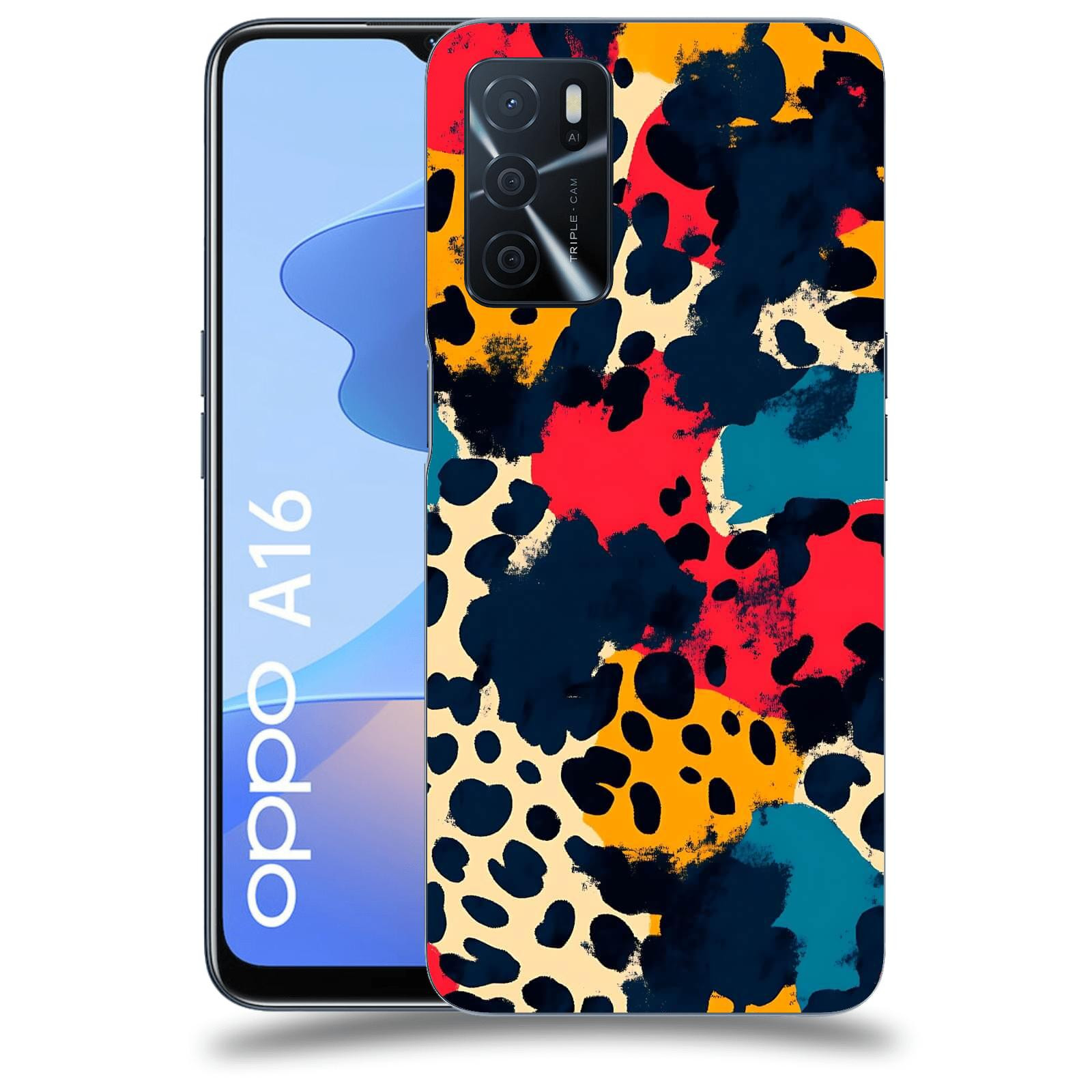 ACOVER Kryt na mobil OPPO A16 - Divoká abstrakce