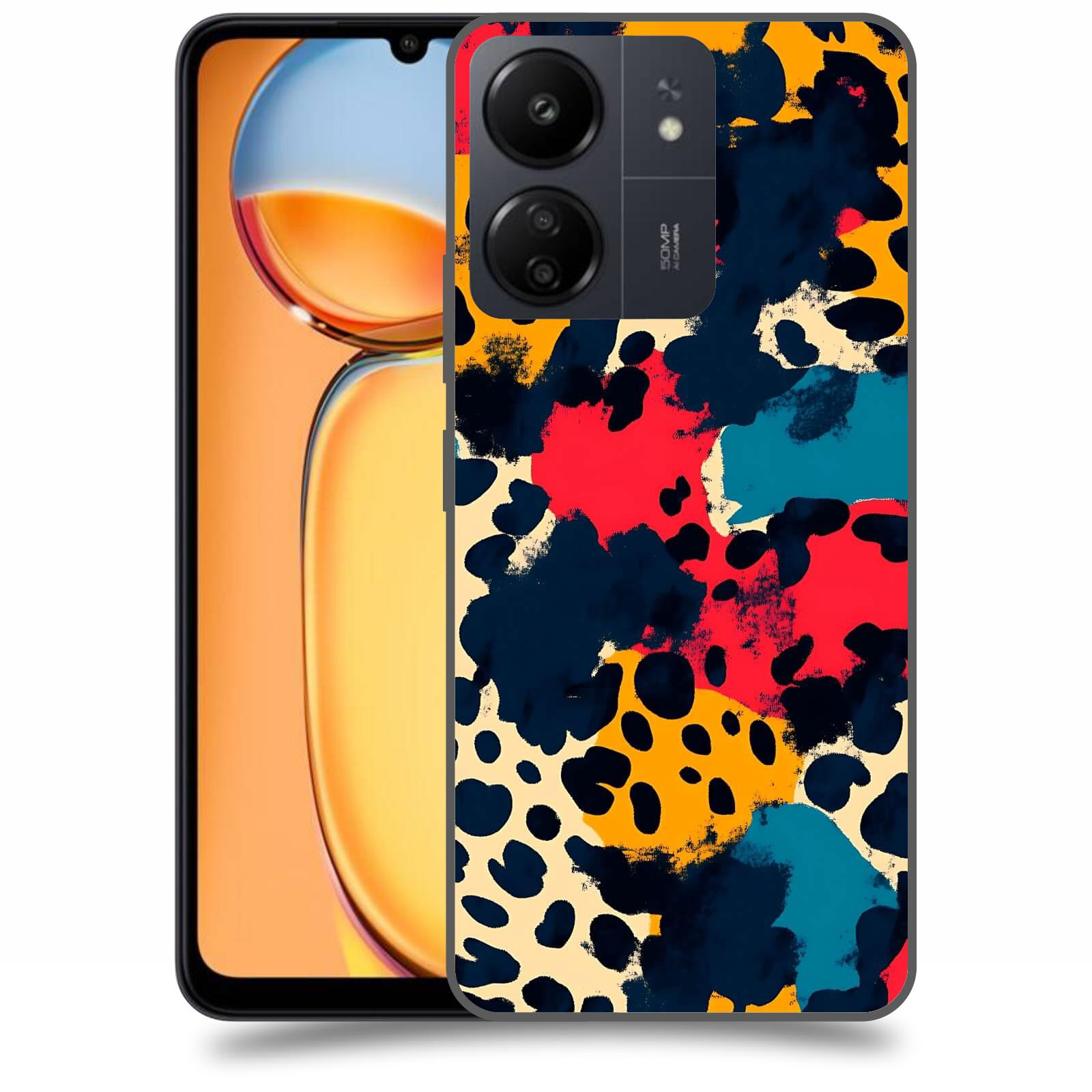 ACOVER Kryt na mobil Xiaomi Redmi 13C 4G  Divoká abstrakce