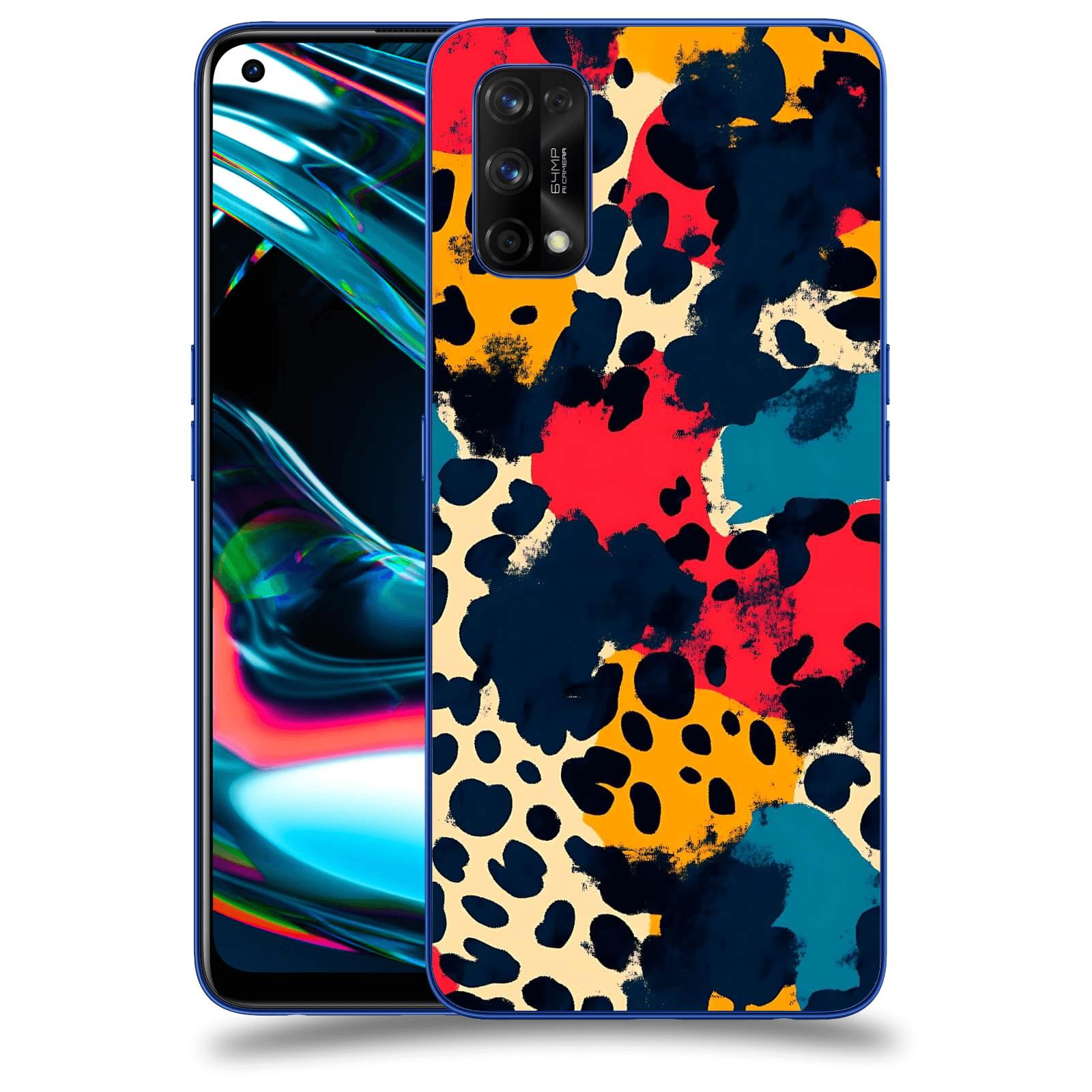 ACOVER Kryt na mobil Realme 7 Pro - Divoká abstrakce