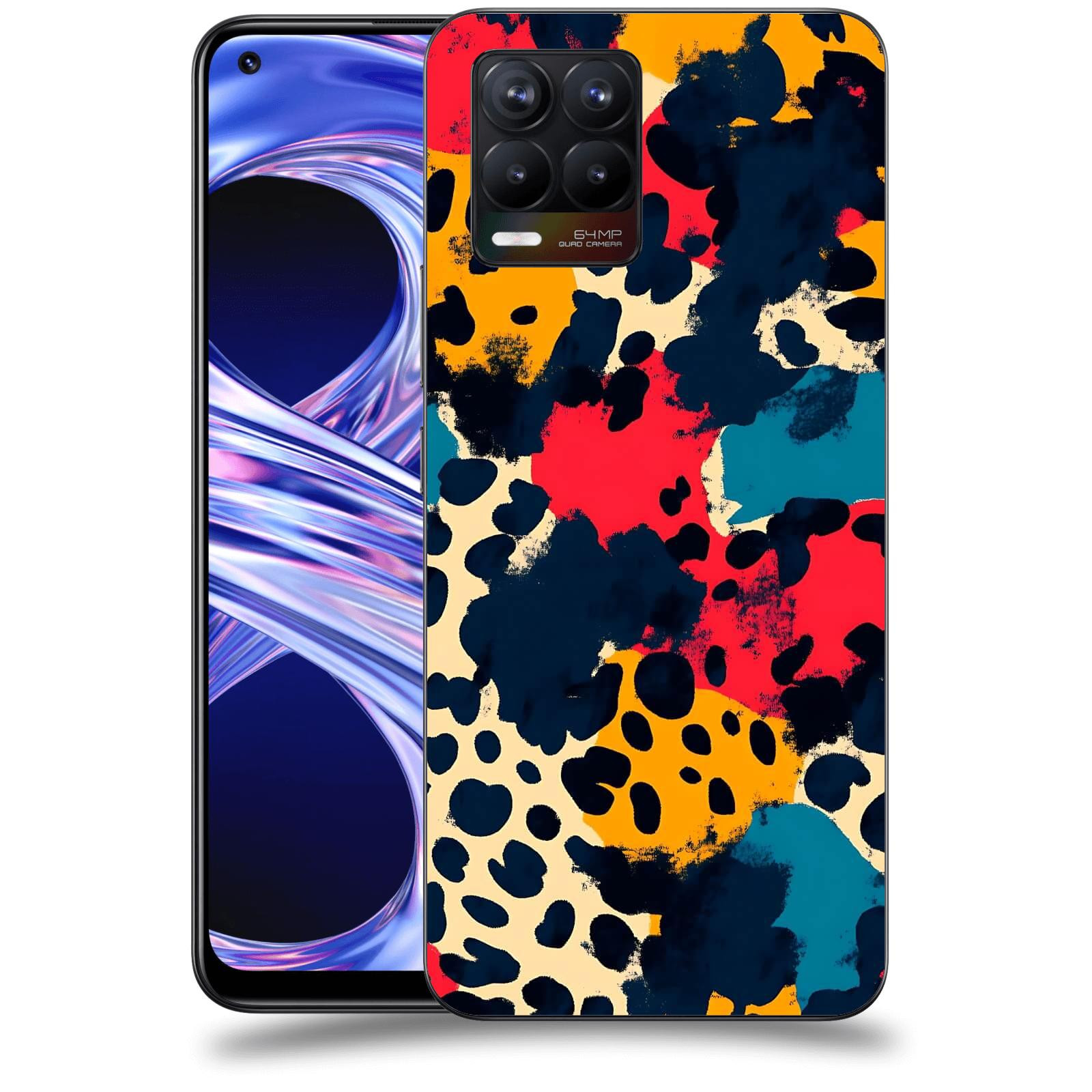 ACOVER Kryt na mobil Realme 8 - Divoká abstrakce