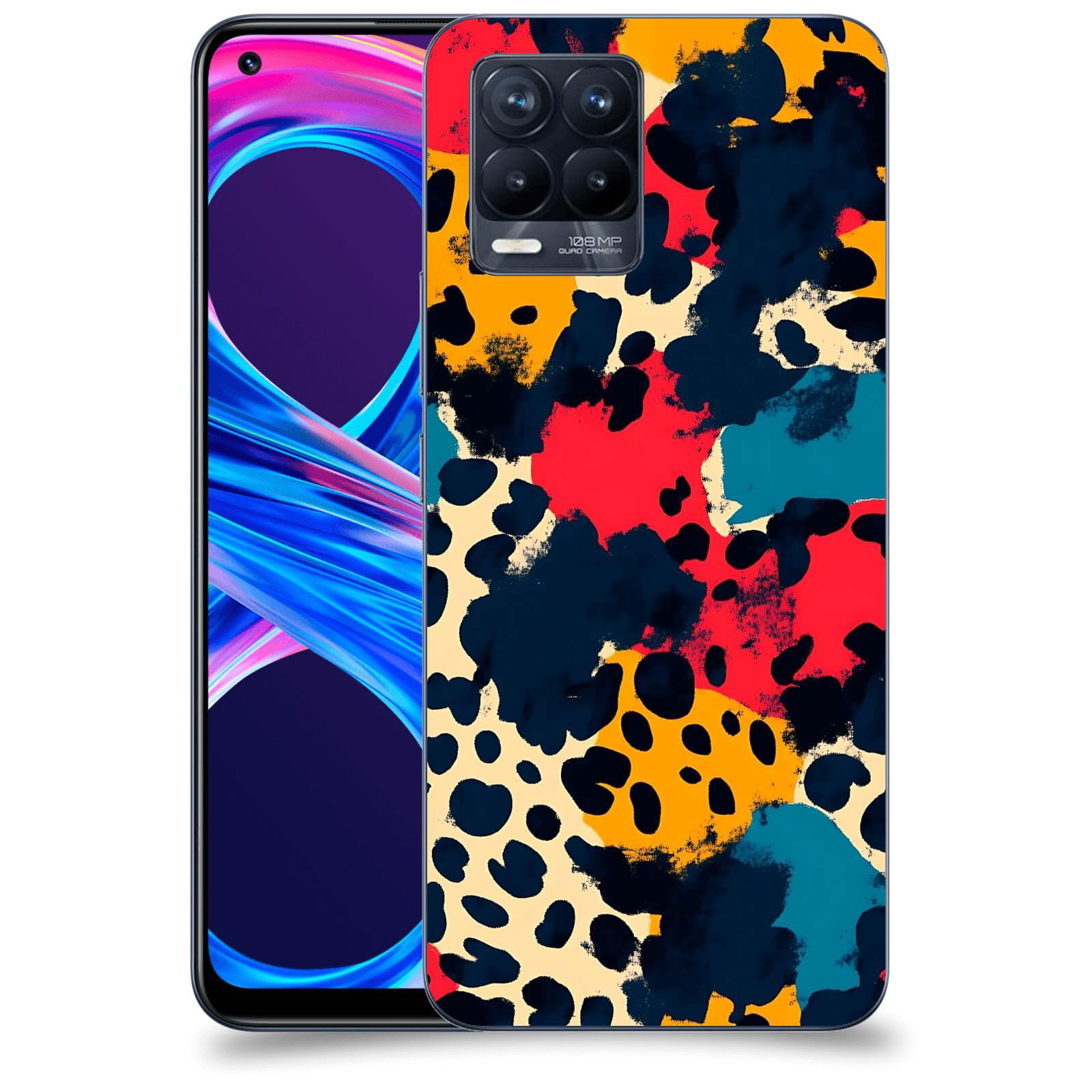 ACOVER Kryt na mobil Realme 8 Pro - Divoká abstrakce