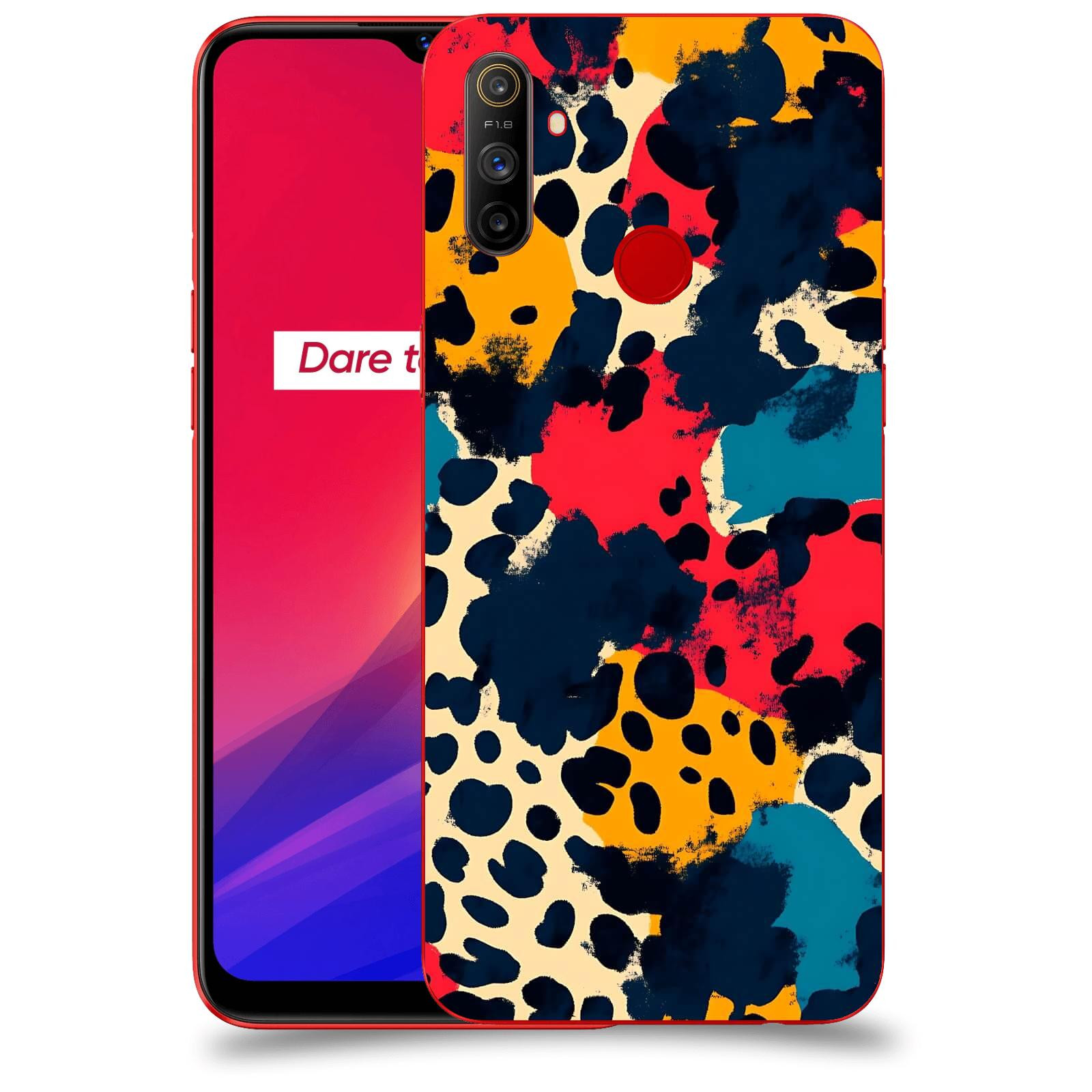 ACOVER Kryt na mobil Realme C3 - Divoká abstrakce
