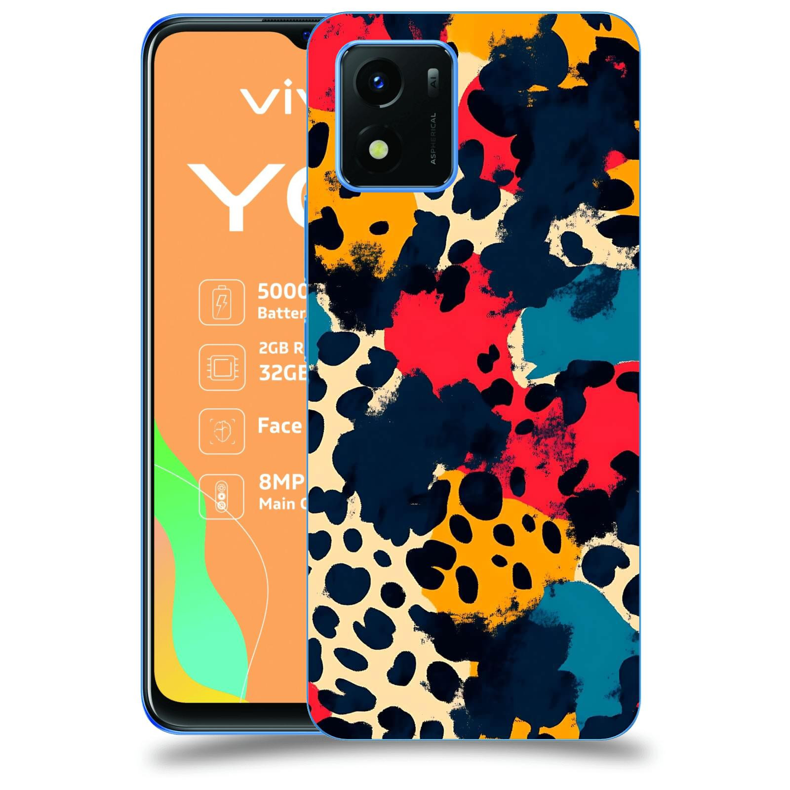 ACOVER Kryt na mobil Vivo Y01 - Divoká abstrakce