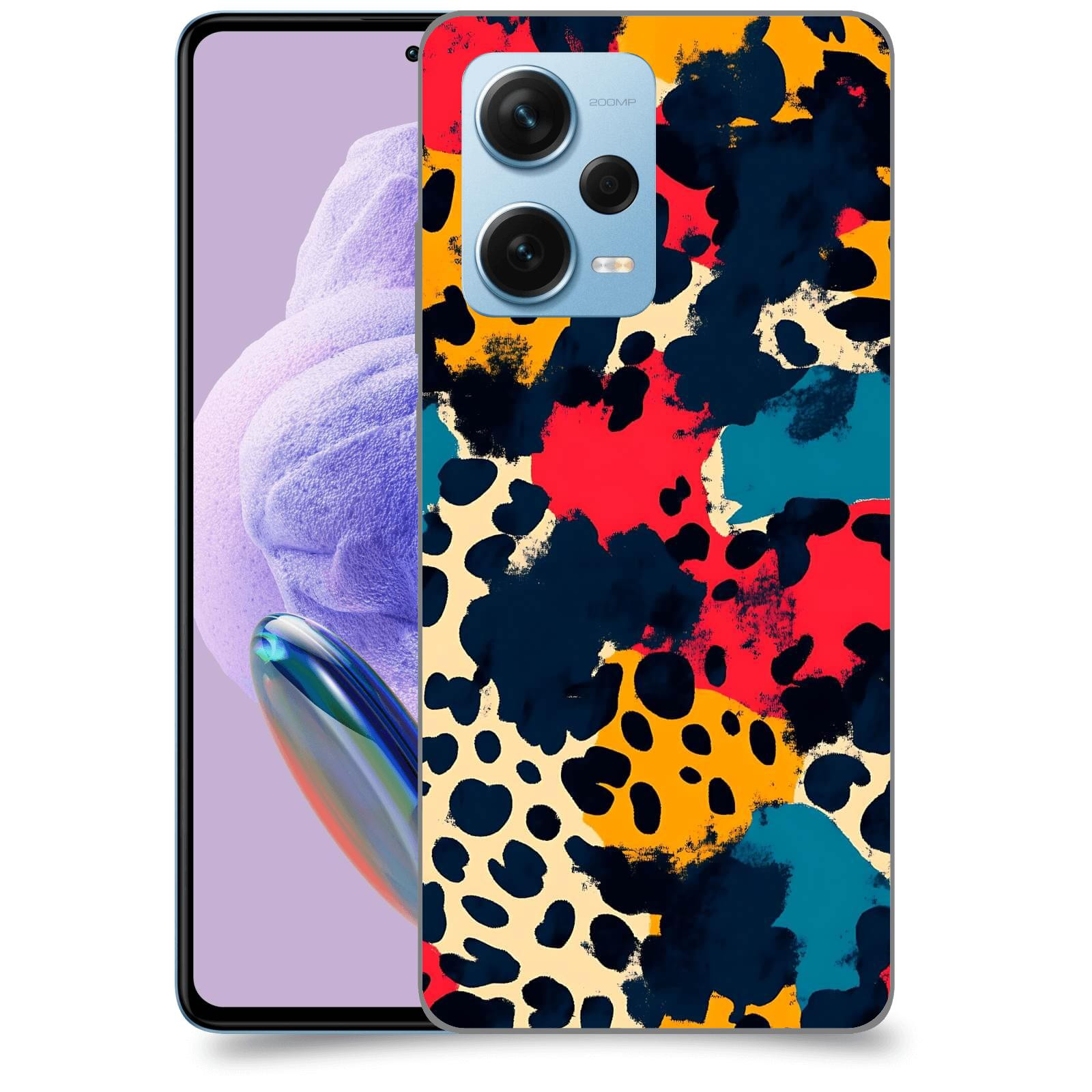 ACOVER Kryt na mobil Xiaomi Redmi Note 12 Pro+ 5G - Divoká abstrakce