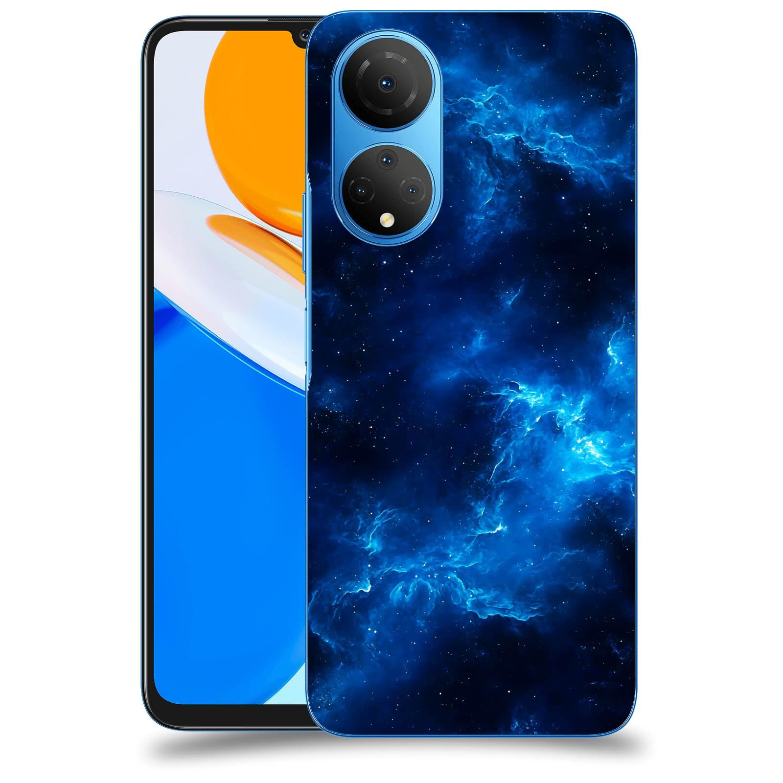 ACOVER Kryt na mobil Honor X7 - Elektrická mlhovina