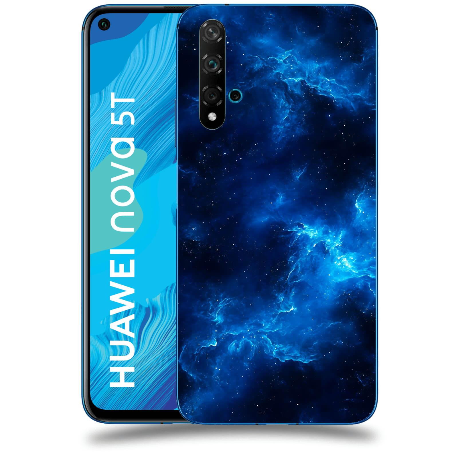 ACOVER Kryt na mobil Huawei Nova 5T - Elektrická mlhovina