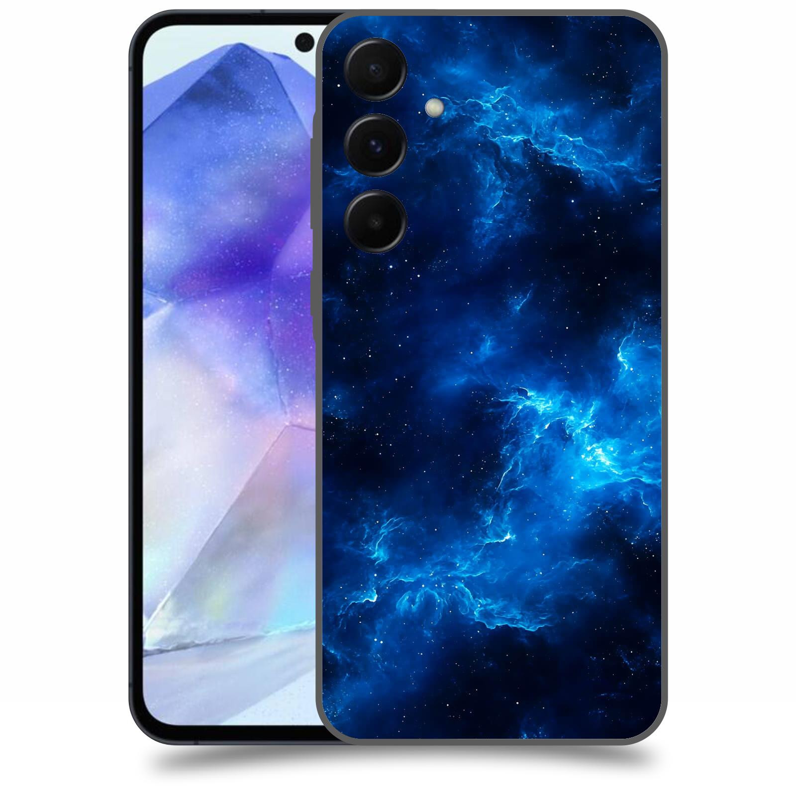 ACOVER Kryt na mobil Samsung Galaxy A55 5G - Elektrická mlhovina