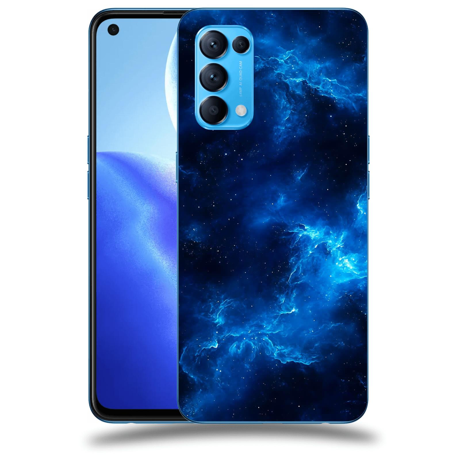ACOVER Kryt na mobil OPPO Reno 5 5G - Elektrická mlhovina
