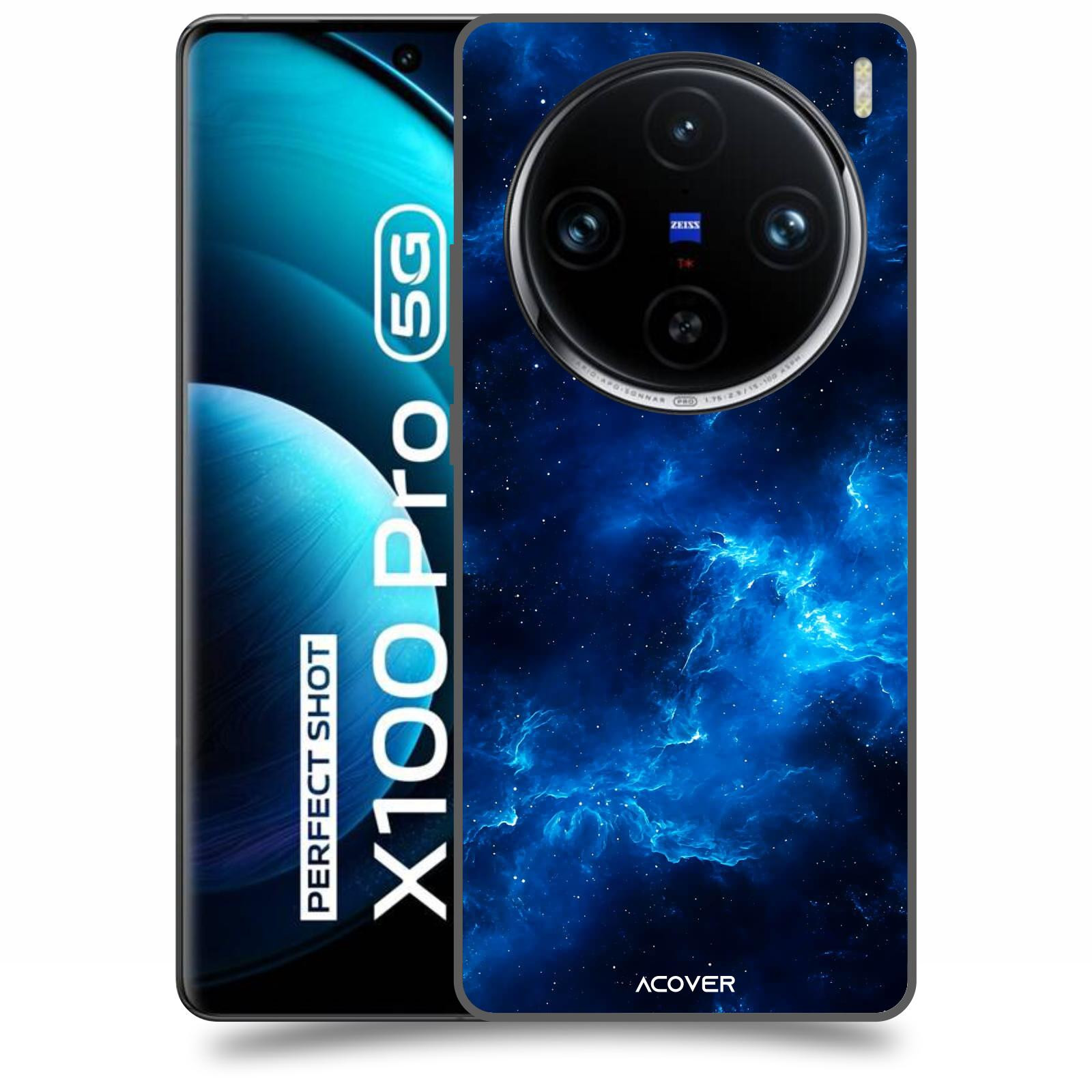 ACOVER Kryt na mobil Vivo X100 Pro - Elektrická mlhovina