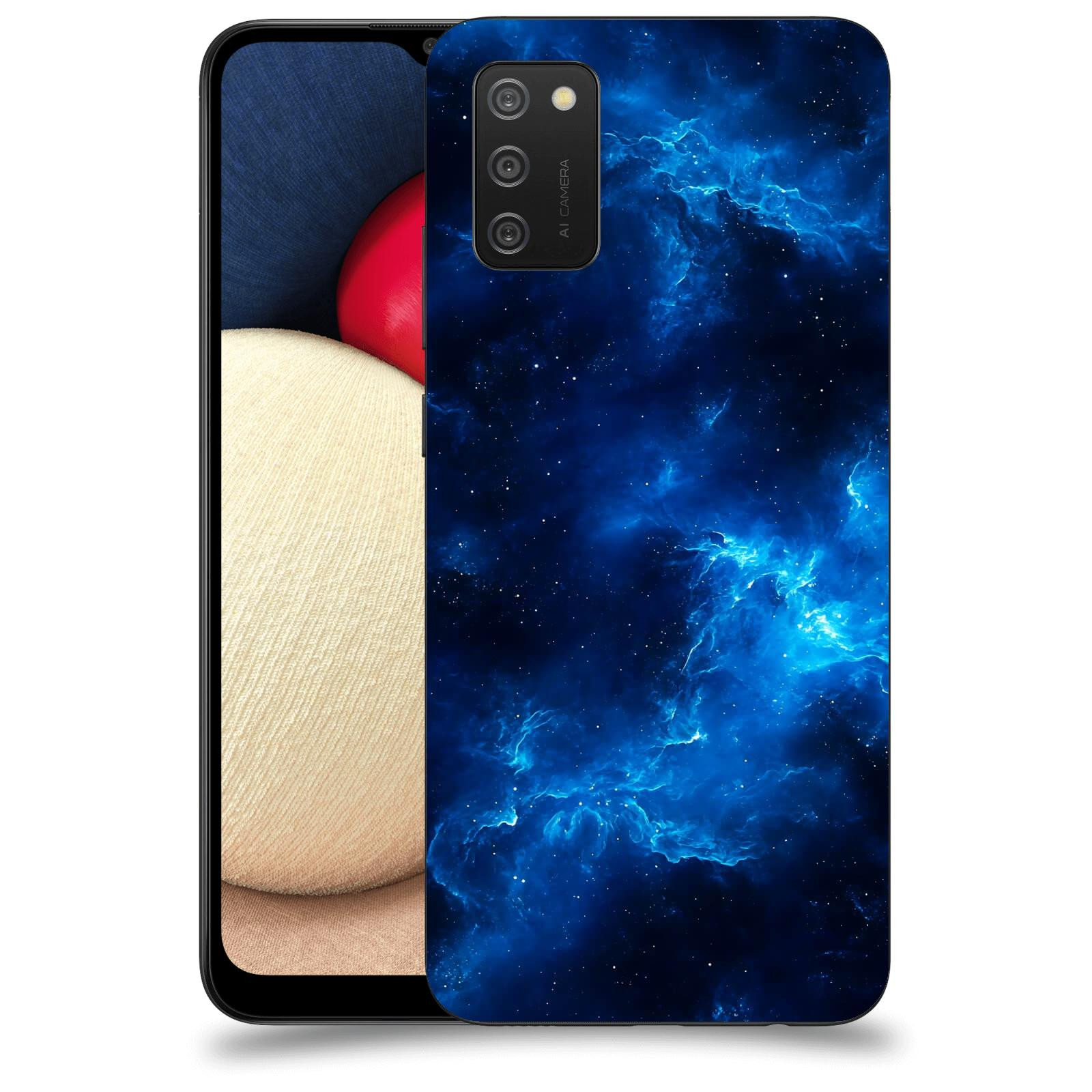 ACOVER Kryt na mobil Samsung Galaxy A02s A025G - Elektrická mlhovina