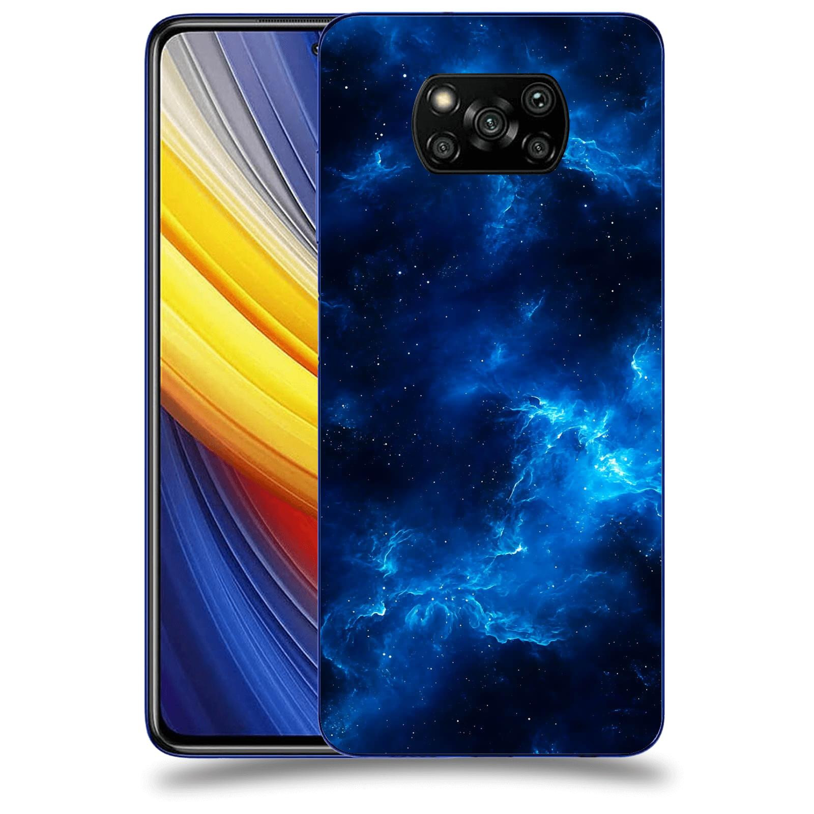 ACOVER Kryt na mobil Xiaomi Poco X3 Pro - Elektrická mlhovina