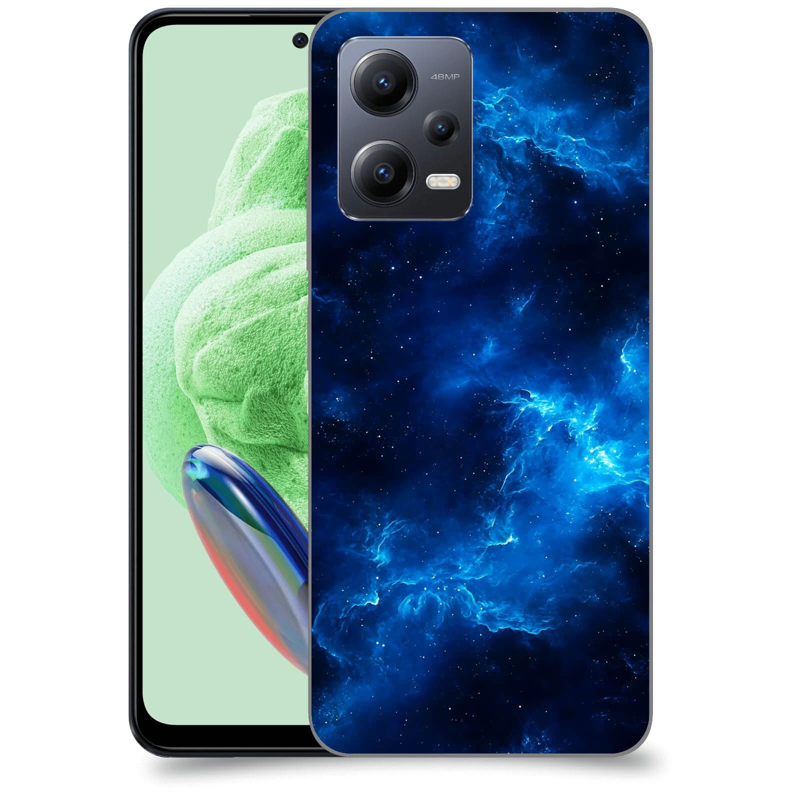 ACOVER Kryt na mobil Xiaomi Redmi Note 12 5G - Elektrická mlhovina
