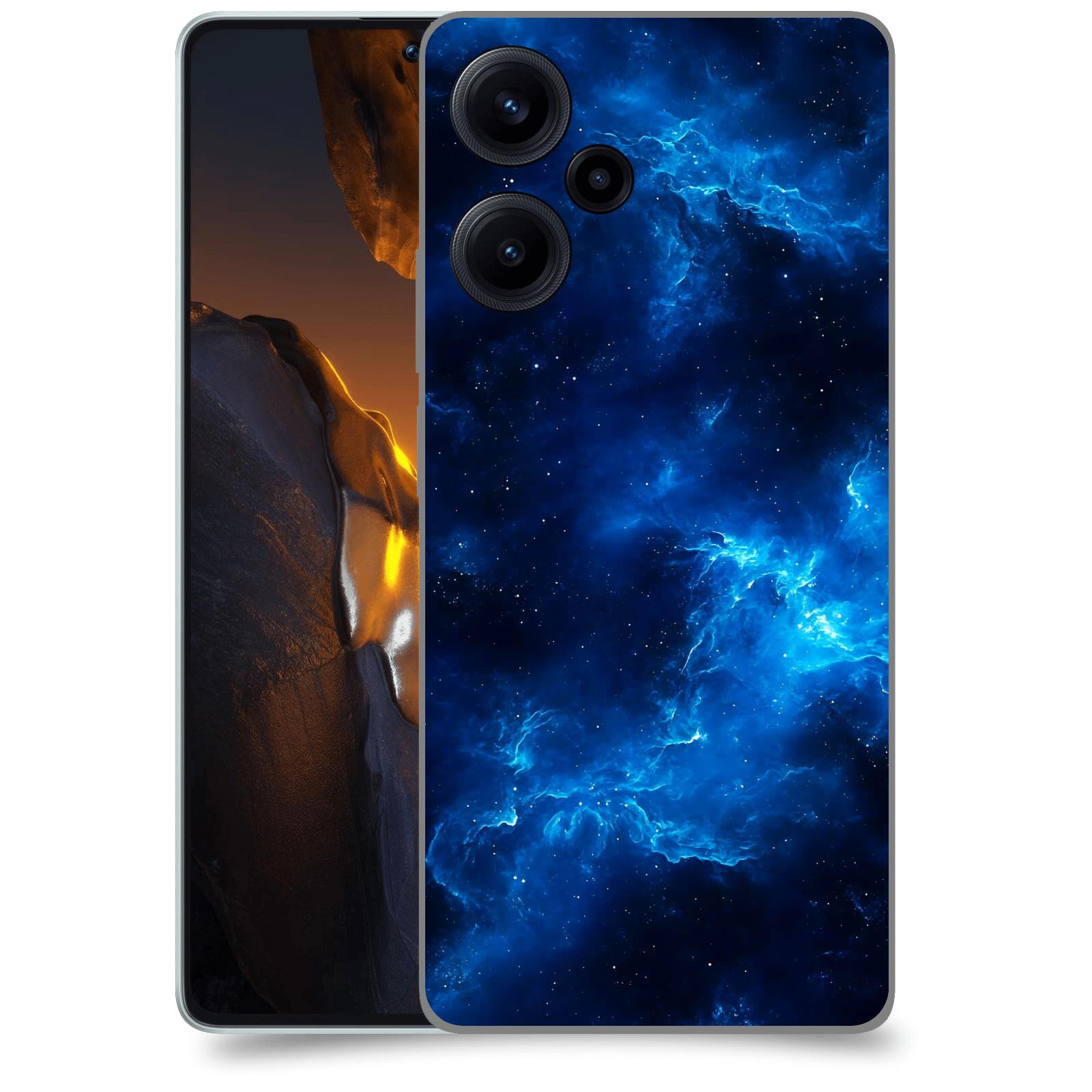 ACOVER Kryt na mobil Xiaomi Poco F5 - Elektrická mlhovina