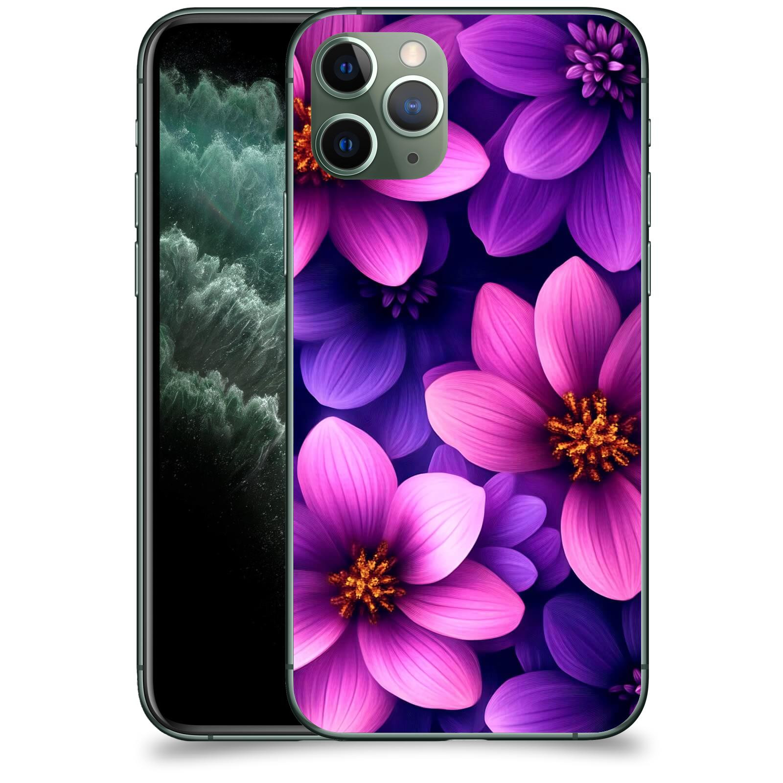 ACOVER Kryt na mobil Apple iPhone 11 Pro - Fialové květiny