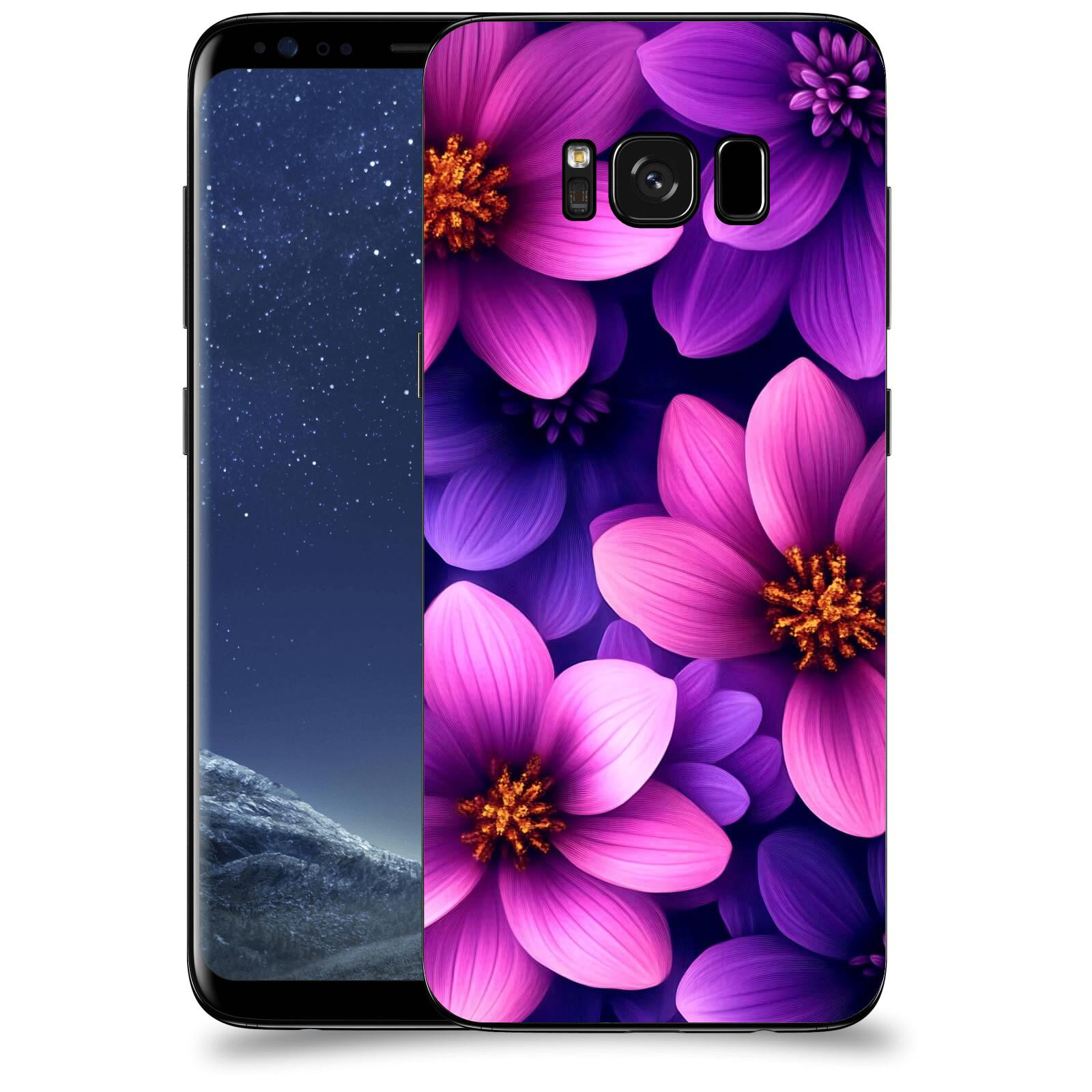 ACOVER Kryt na mobil Samsung Galaxy S8 G950F - Fialové květiny