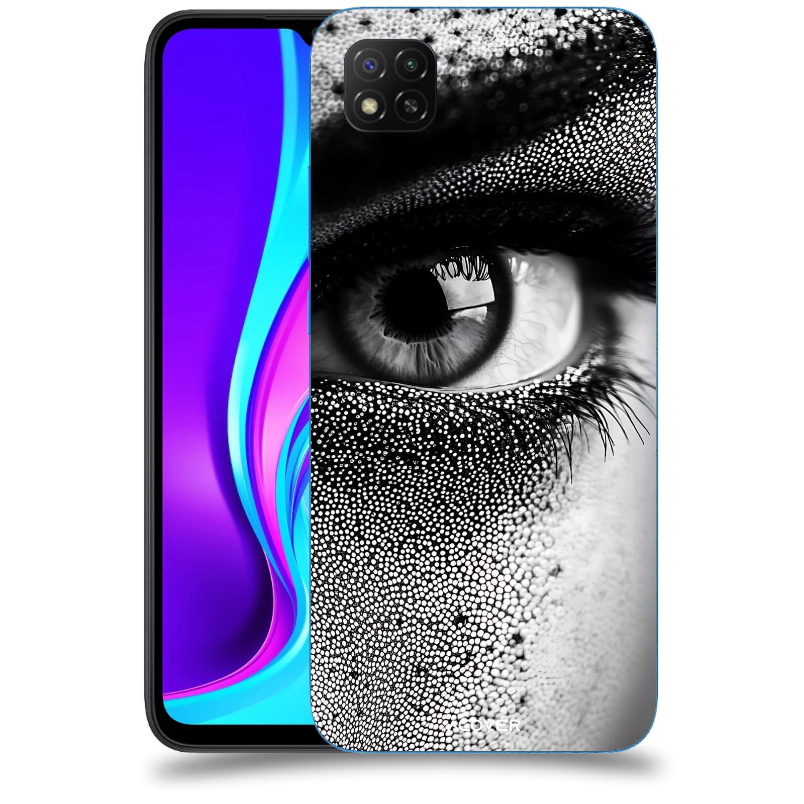 ACOVER Kryt na mobil Xiaomi Redmi 9C - Intenzivní pohled
