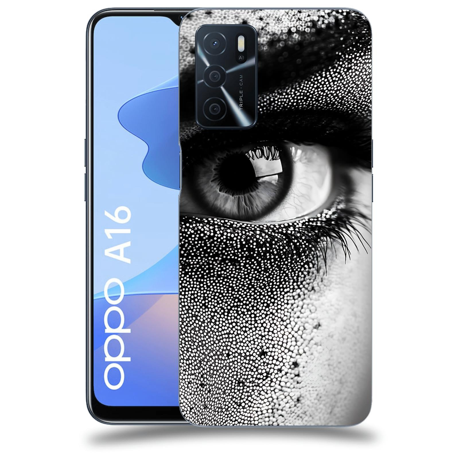 ACOVER Kryt na mobil OPPO A16 - Intenzivní pohled