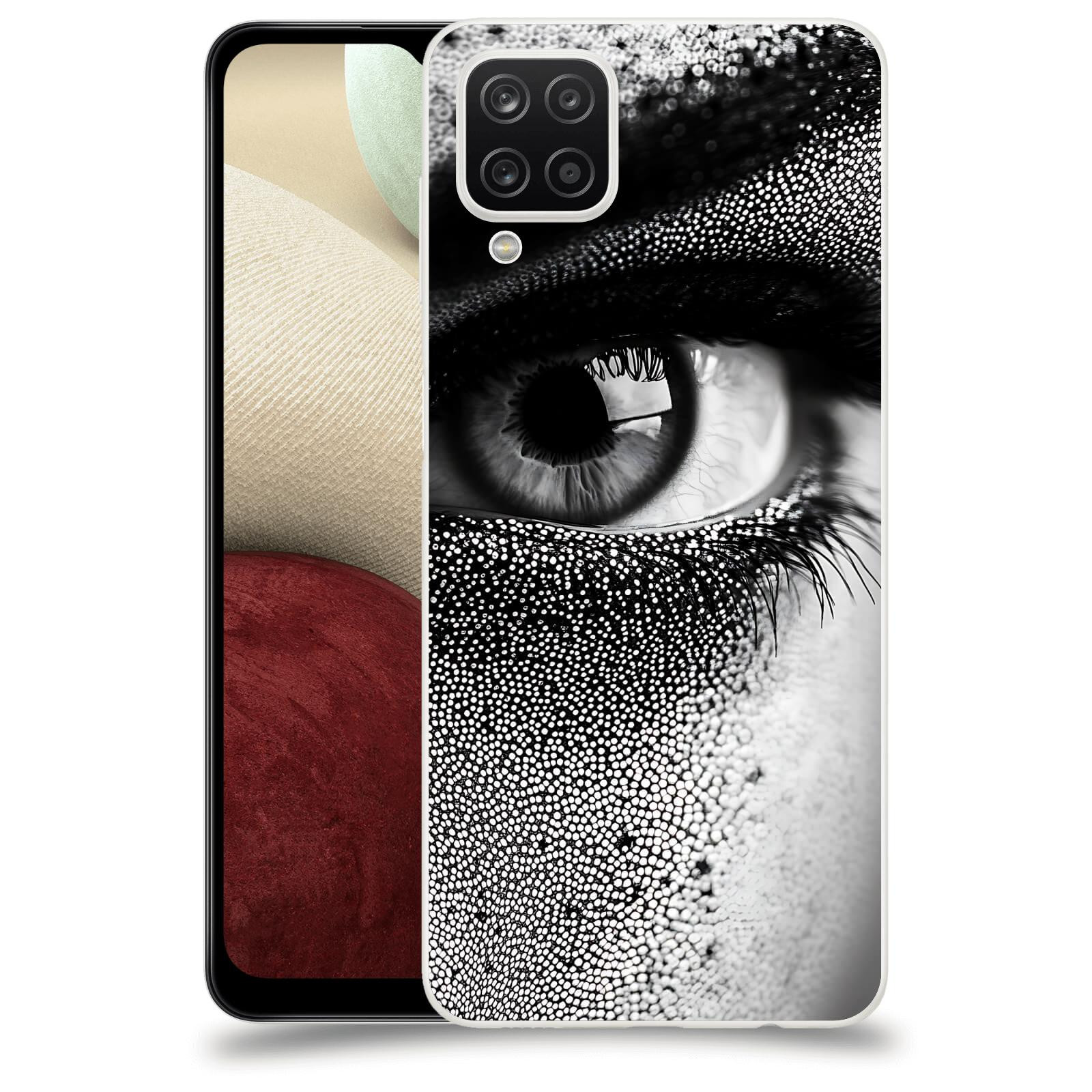 ACOVER Kryt na mobil Samsung Galaxy A12 A125F - Intenzivní pohled