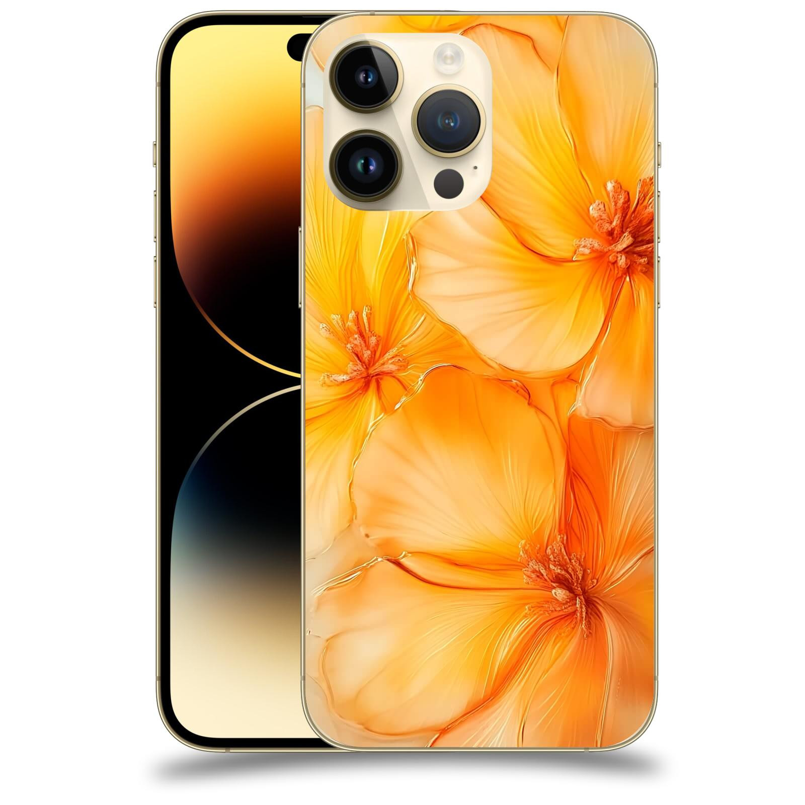 ACOVER Kryt na mobil Apple iPhone 14 Pro Max - Jantarová něžnost