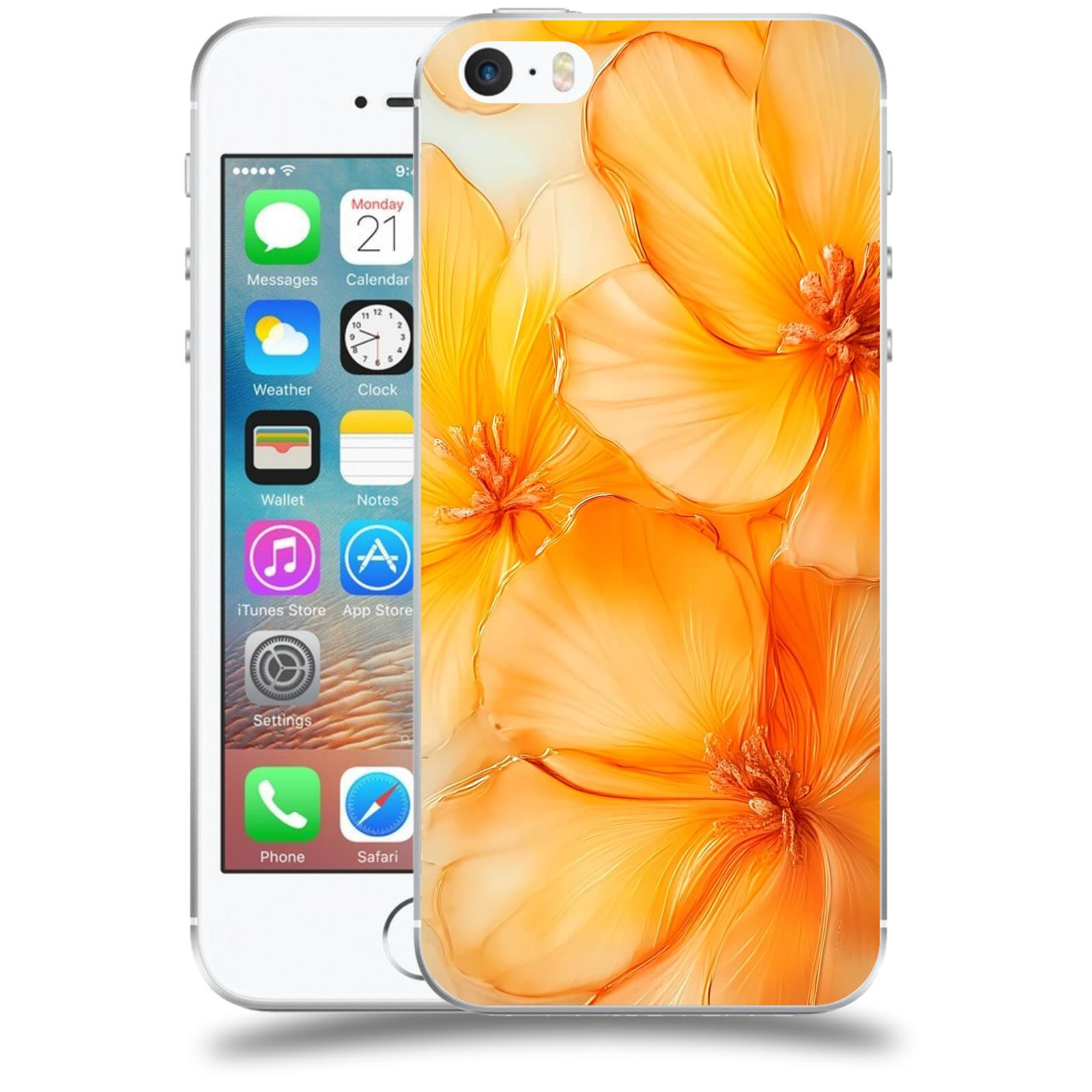 ACOVER Kryt na mobil Apple iPhone 5/5S/SE - Jantarová něžnost