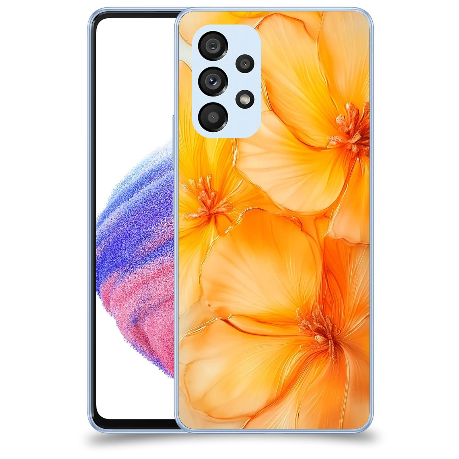 ACOVER Kryt na mobil Samsung Galaxy A32 5G A326B - Jantarová něžnost