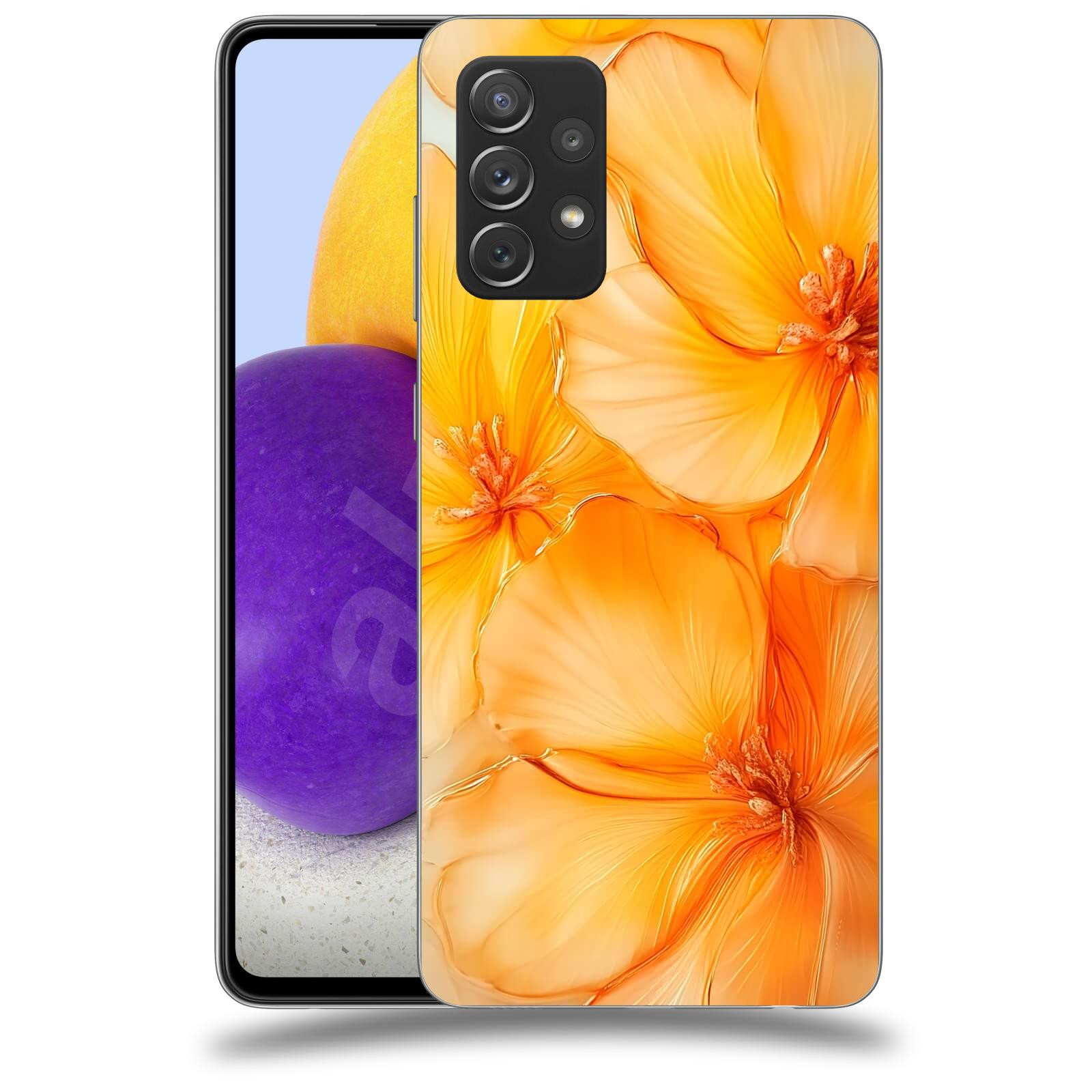 ACOVER Kryt na mobil Samsung Galaxy A73 5G - Jantarová něžnost