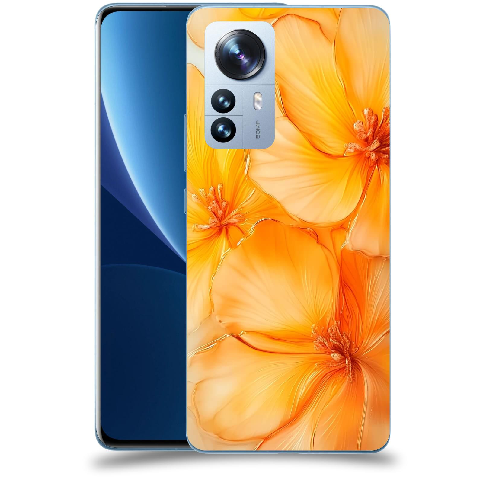 ACOVER Kryt na mobil Xiaomi 12 Pro - Jantarová něžnost