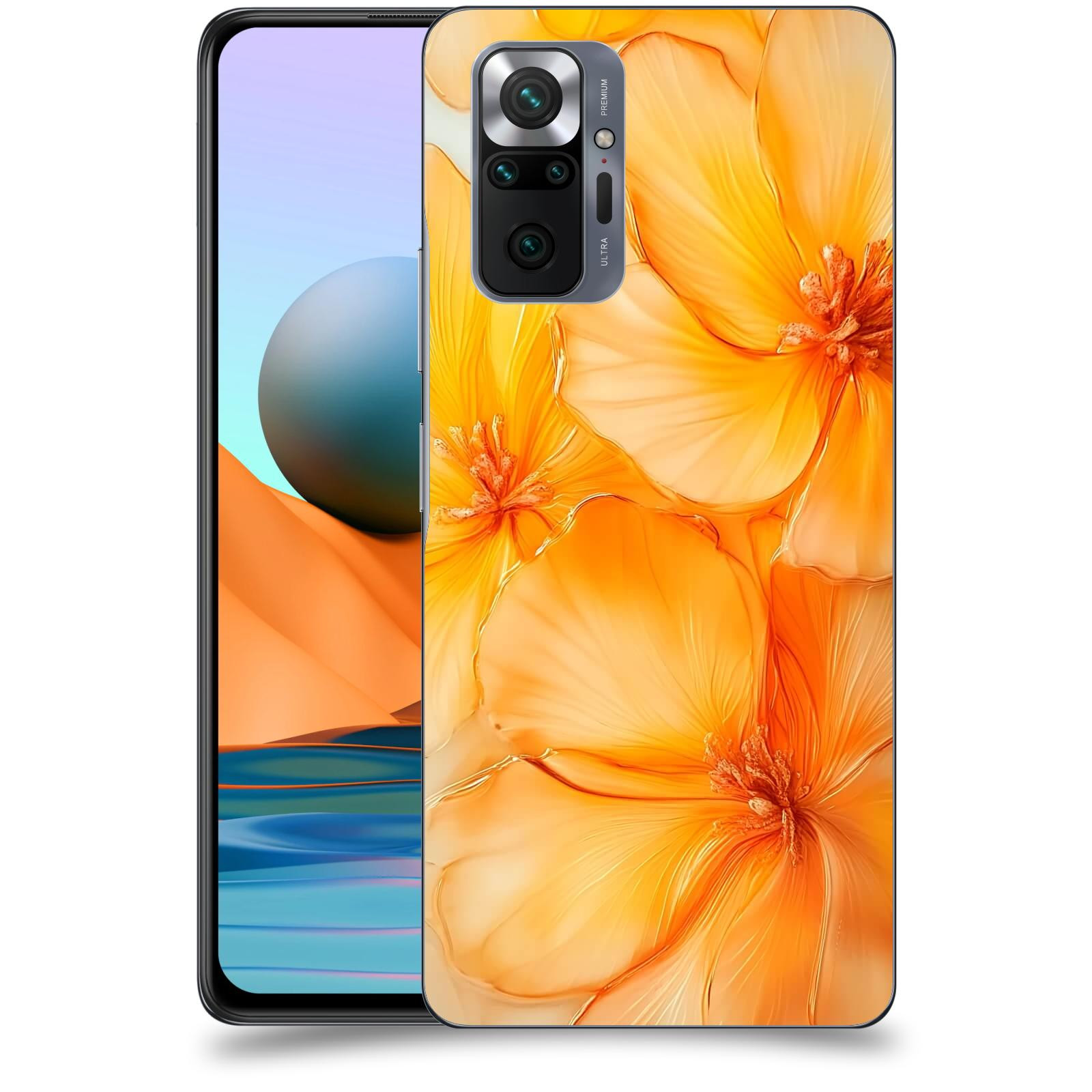ACOVER Kryt na mobil Xiaomi Redmi Note 10 Pro - Jantarová něžnost