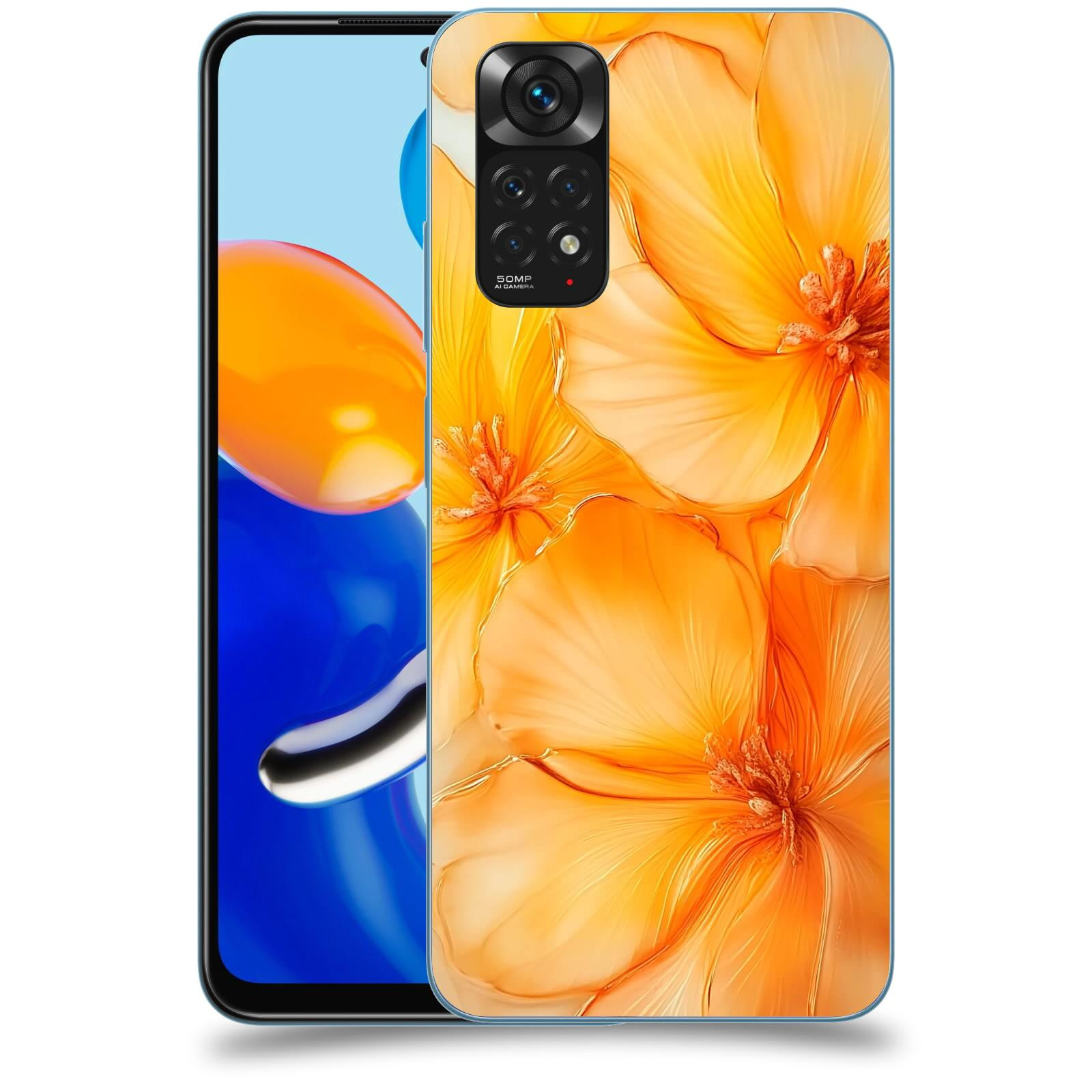 ACOVER Kryt na mobil Xiaomi Redmi Note 11 - Jantarová něžnost