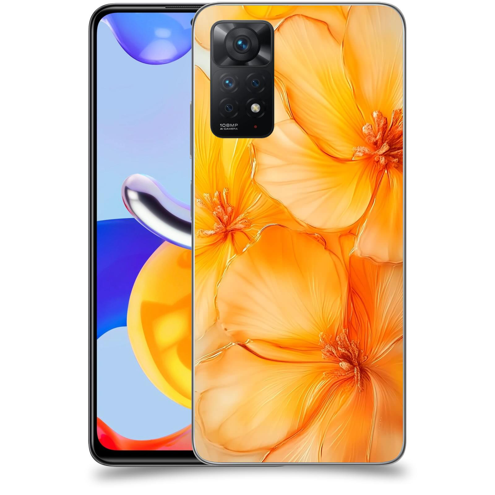 ACOVER Kryt na mobil Xiaomi Redmi Note 11 Pro - Jantarová něžnost