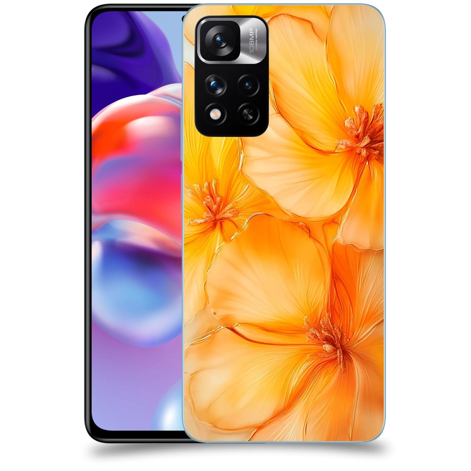 ACOVER Kryt na mobil Xiaomi Redmi Note 11 Pro+ 5G - Jantarová něžnost
