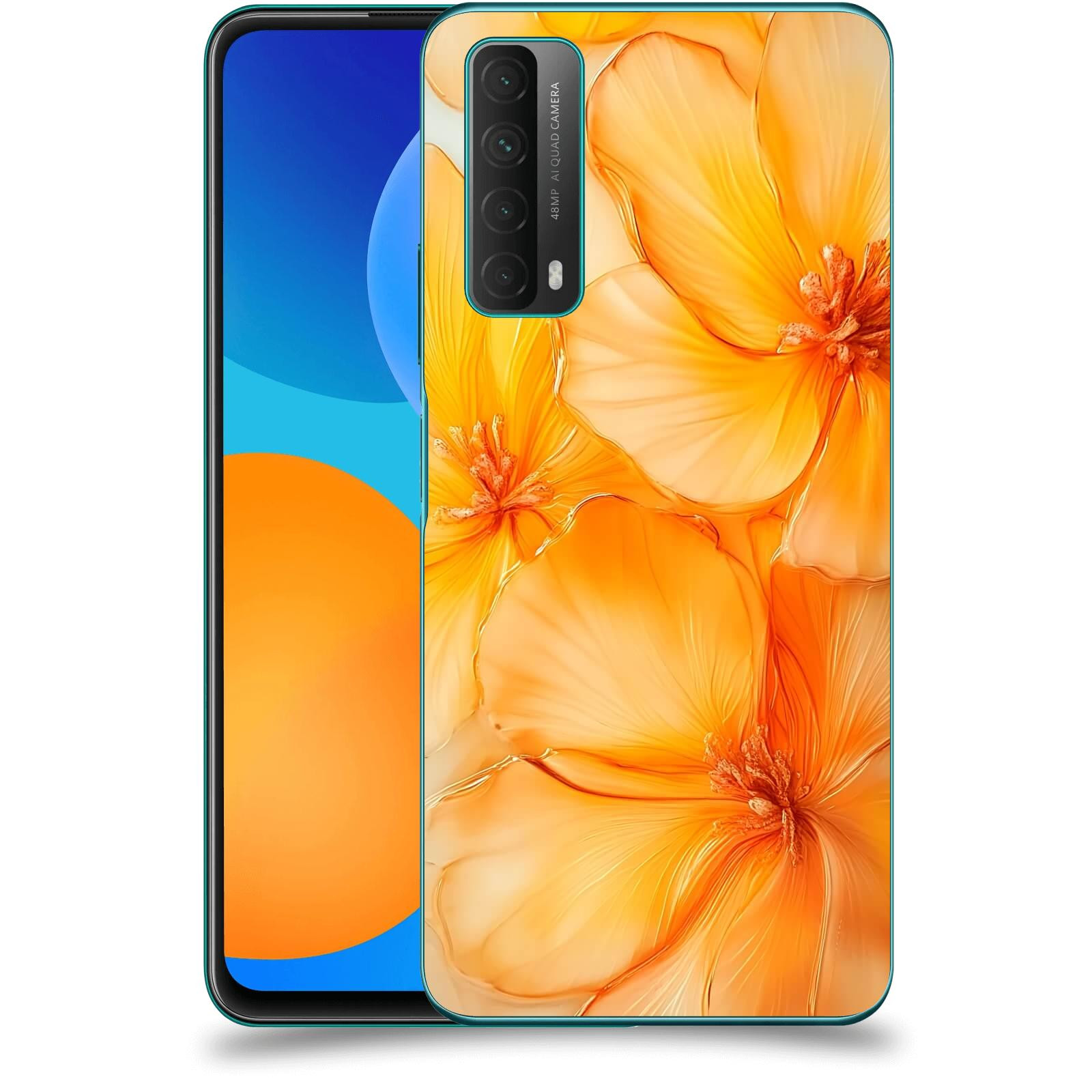 ACOVER Kryt na mobil Huawei P Smart 2021 - Jantarová něžnost