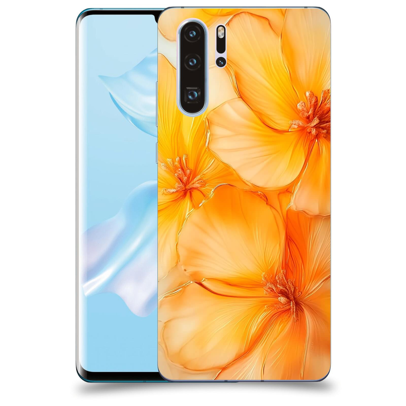 ACOVER Kryt na mobil Huawei P30 - Jantarová něžnost