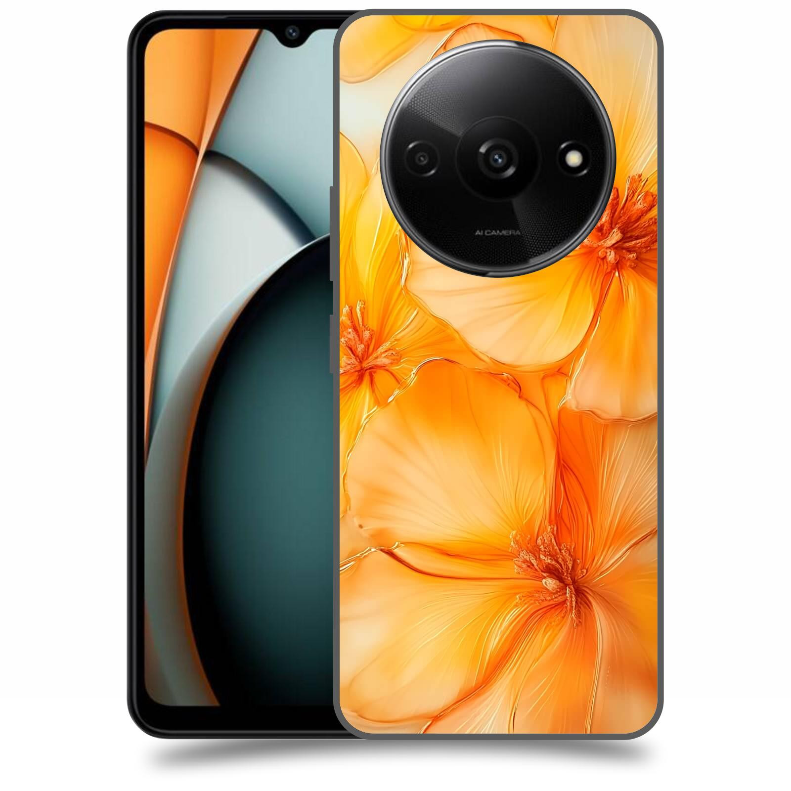 ACOVER Kryt na mobil Xiaomi Redmi A3 - Jantarová něžnost