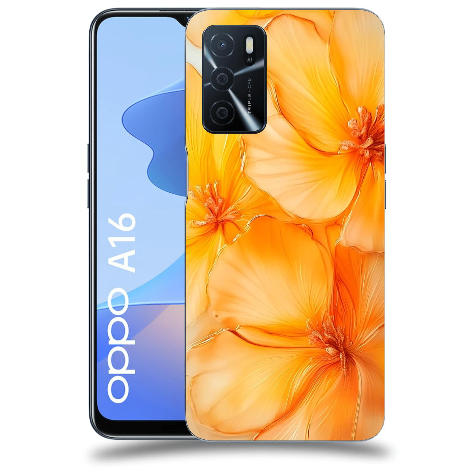 ACOVER Kryt na mobil OPPO A16 - Jantarová něžnost