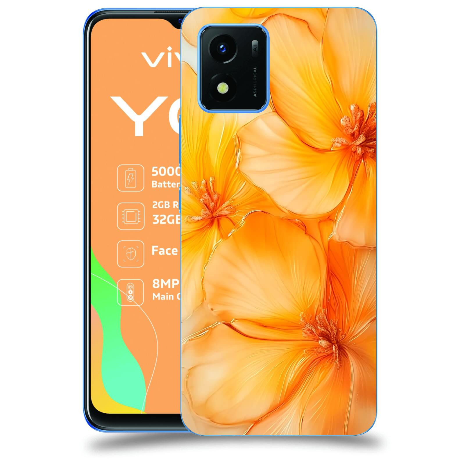 ACOVER Kryt na mobil Vivo Y01 - Jantarová něžnost