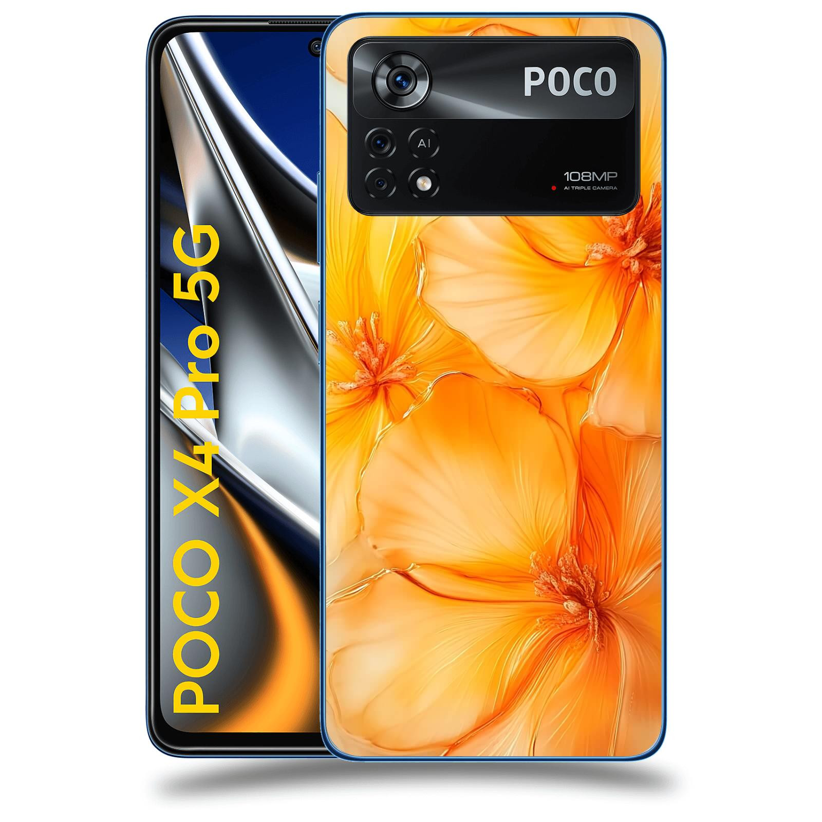 ACOVER Kryt na mobil Xiaomi Poco X4 Pro 5G - Jantarová něžnost
