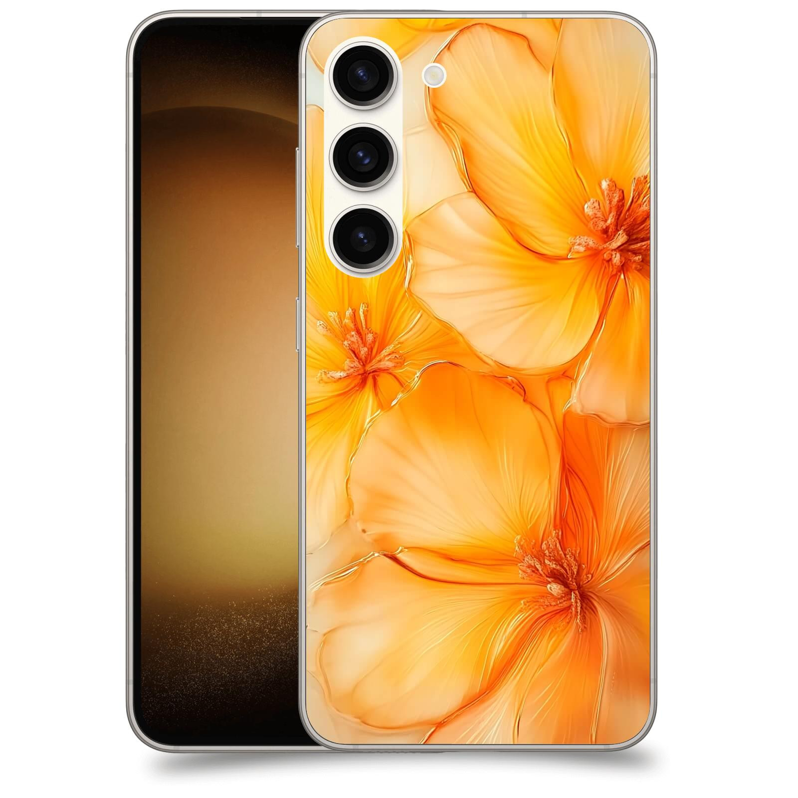 ACOVER Kryt na mobil Samsung Galaxy S23 5G - Jantarová něžnost