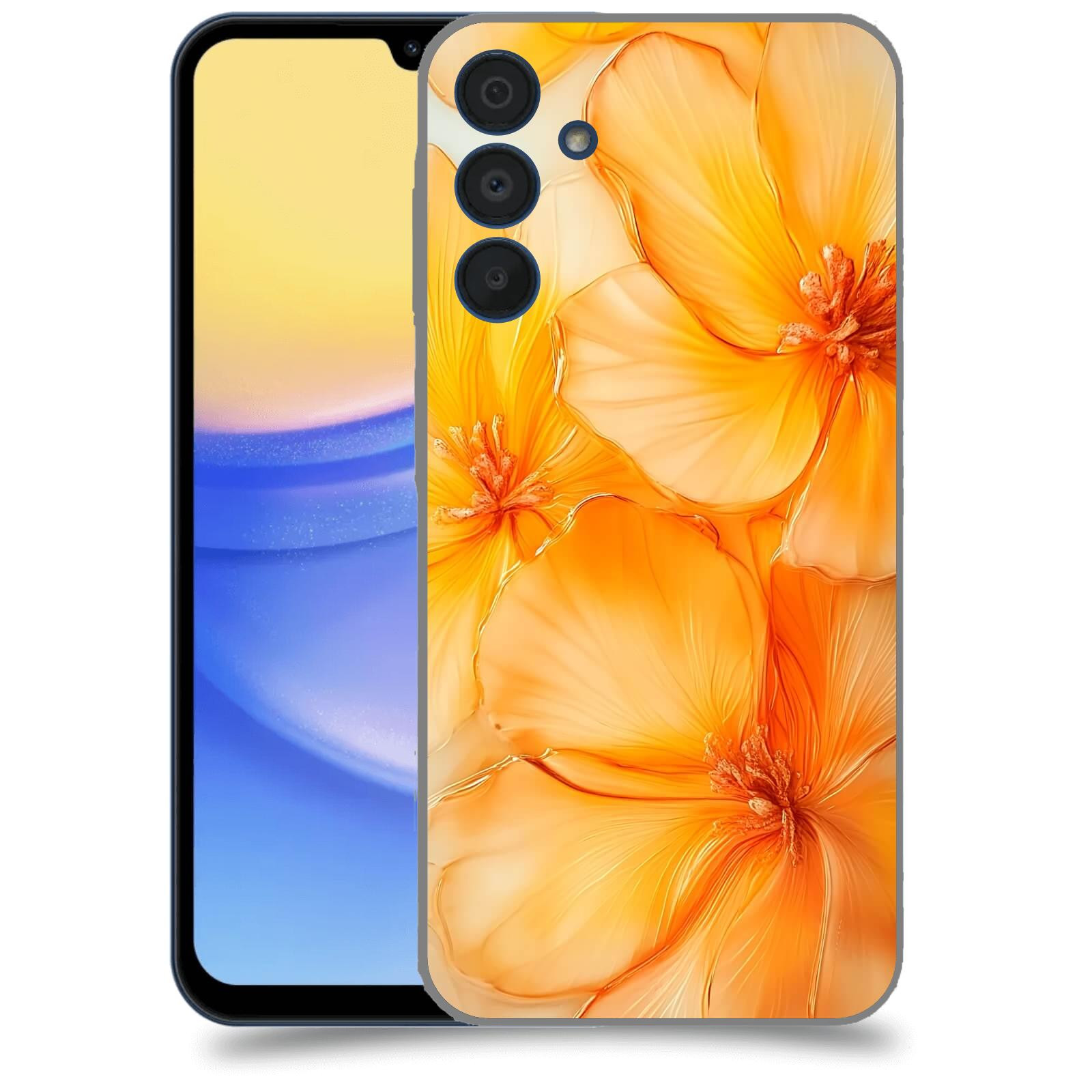 ACOVER Kryt na mobil Samsung Galaxy A15 5G - Jantarová něžnost