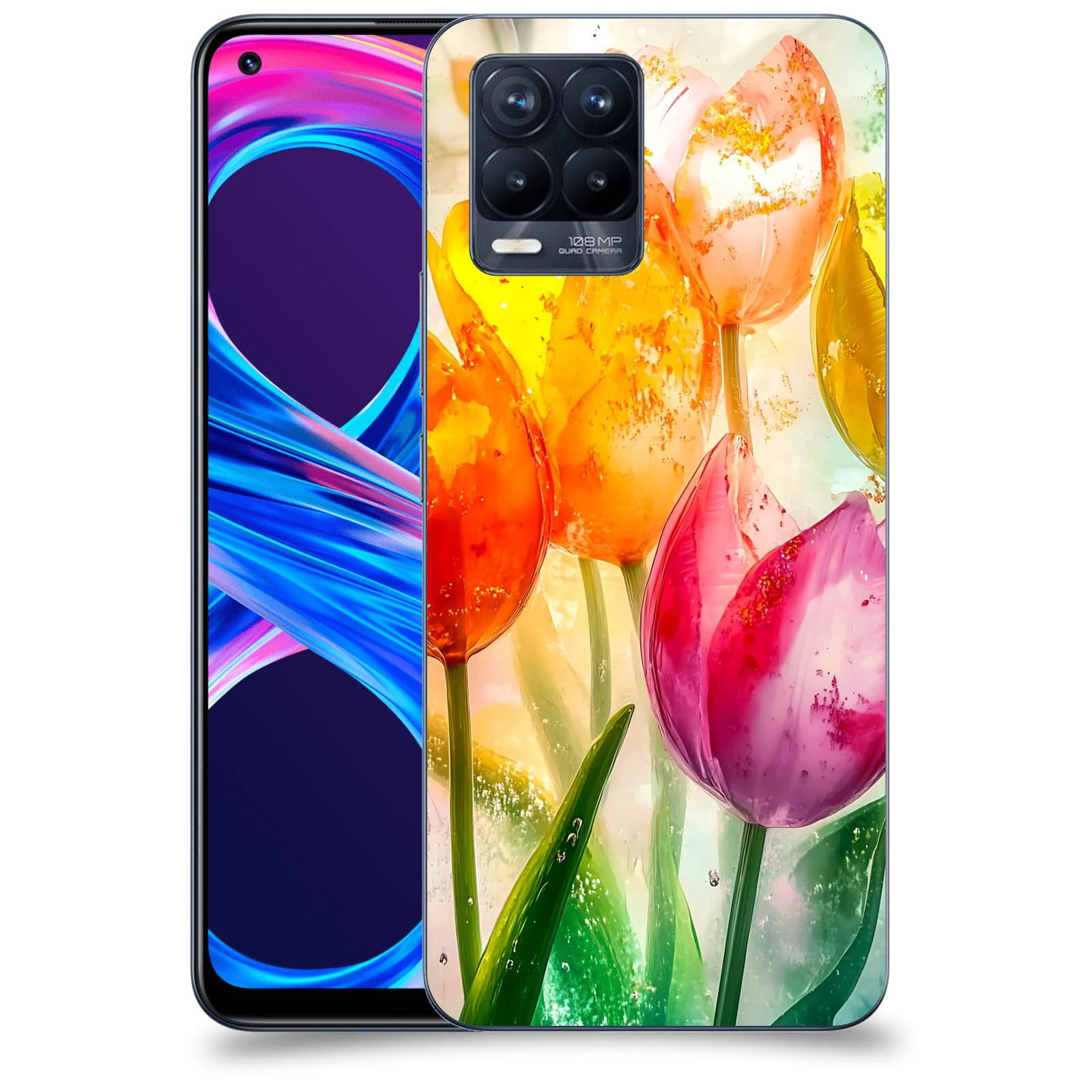 ACOVER Kryt na mobil Realme 8 Pro - Jarní vášeň