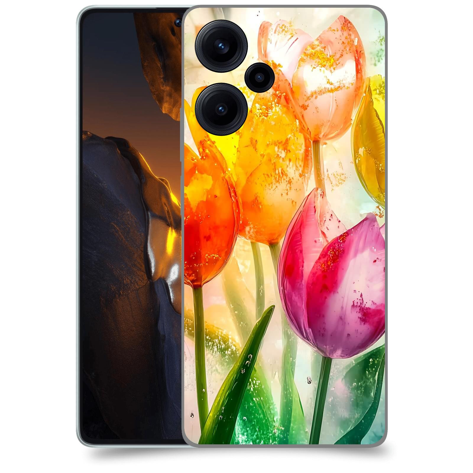 ACOVER Kryt na mobil Xiaomi Poco F5 - Jarní vášeň