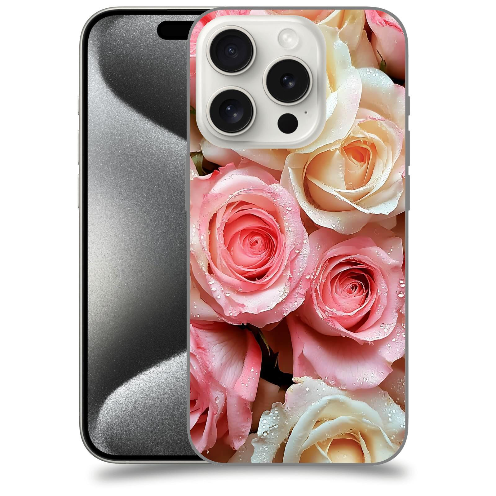 ACOVER Kryt na mobil Apple iPhone 15 pro - Jemná vášeň