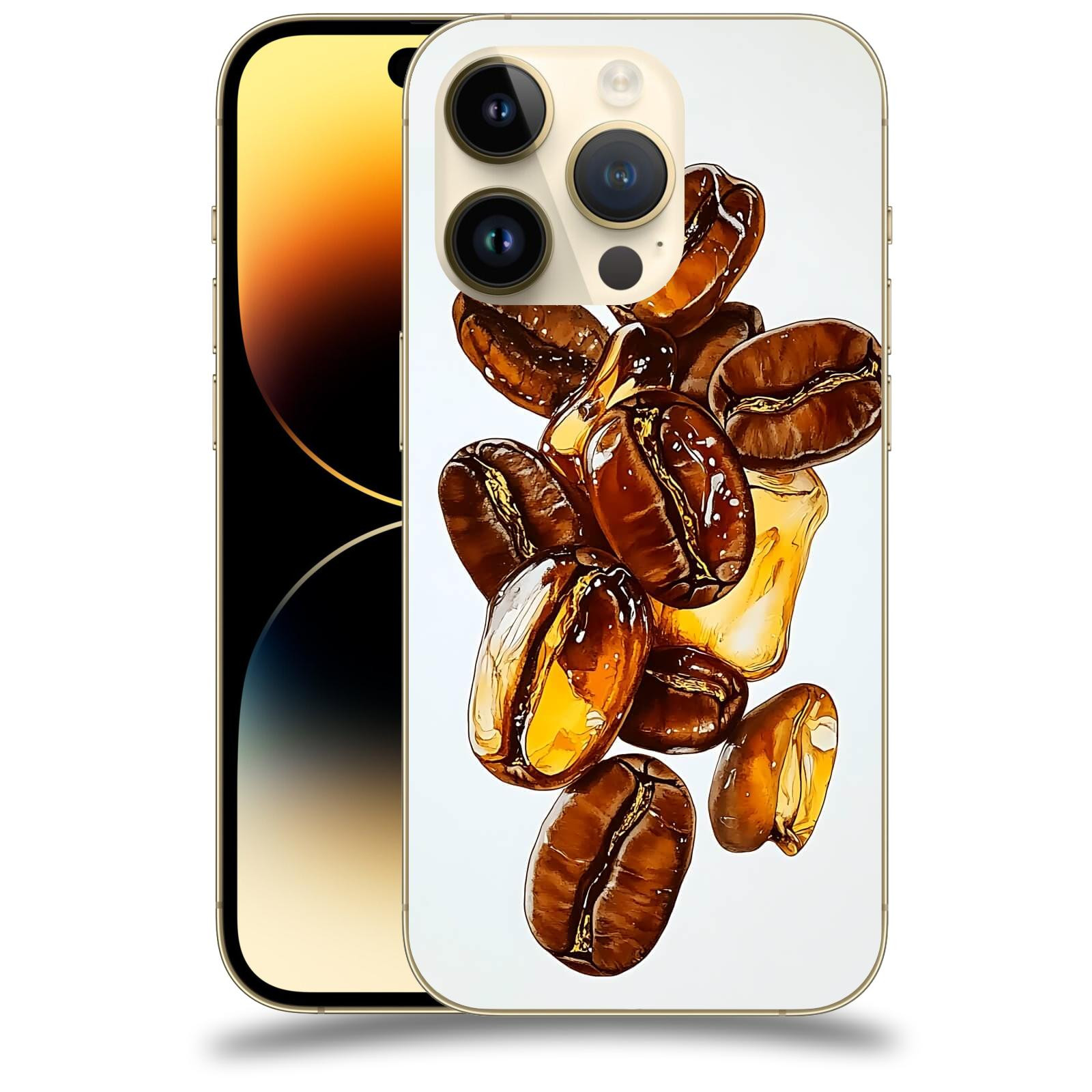 ACOVER Kryt na mobil Apple iPhone 14 Pro - Karamelová energie