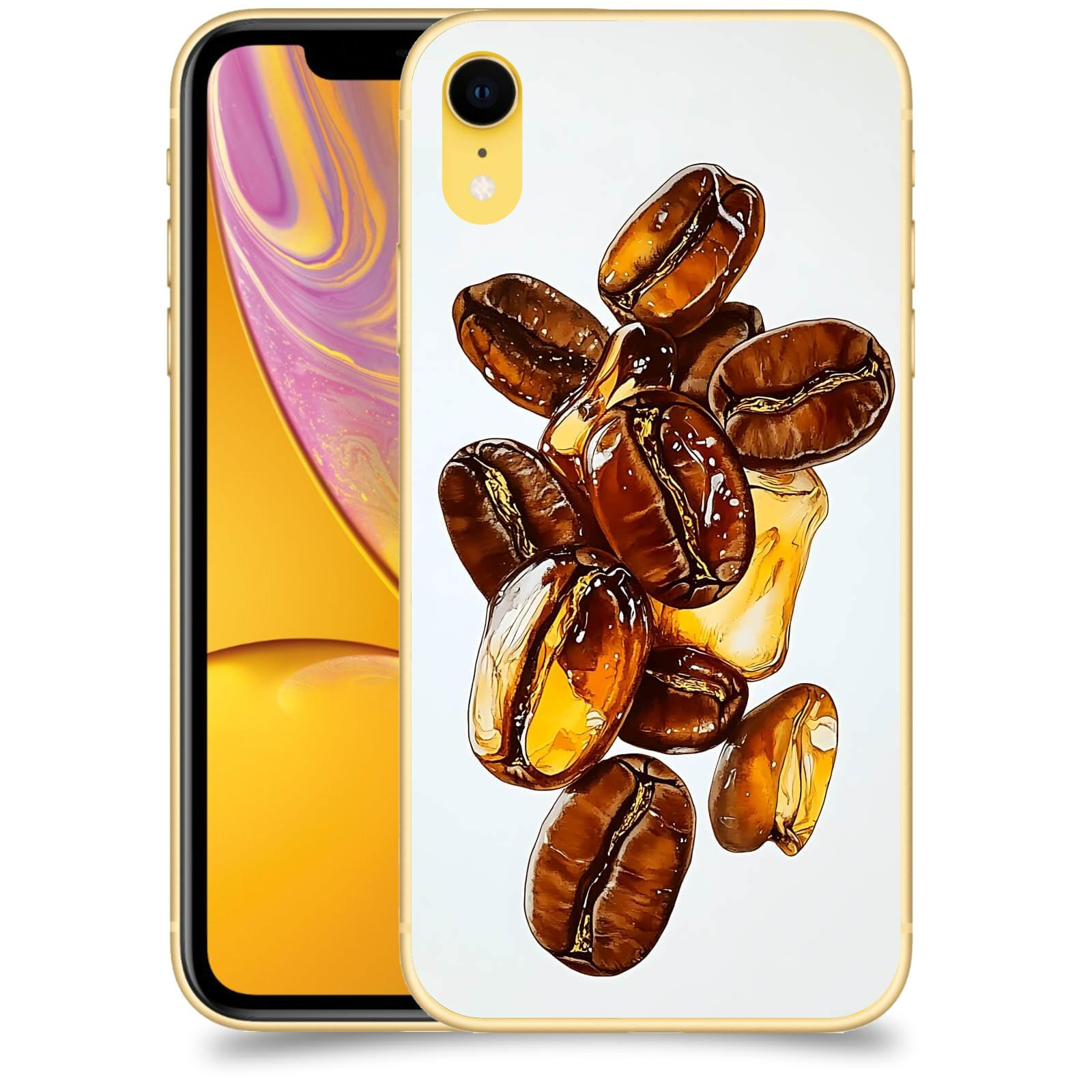 ACOVER Kryt na mobil Apple iPhone XR - Karamelová energie