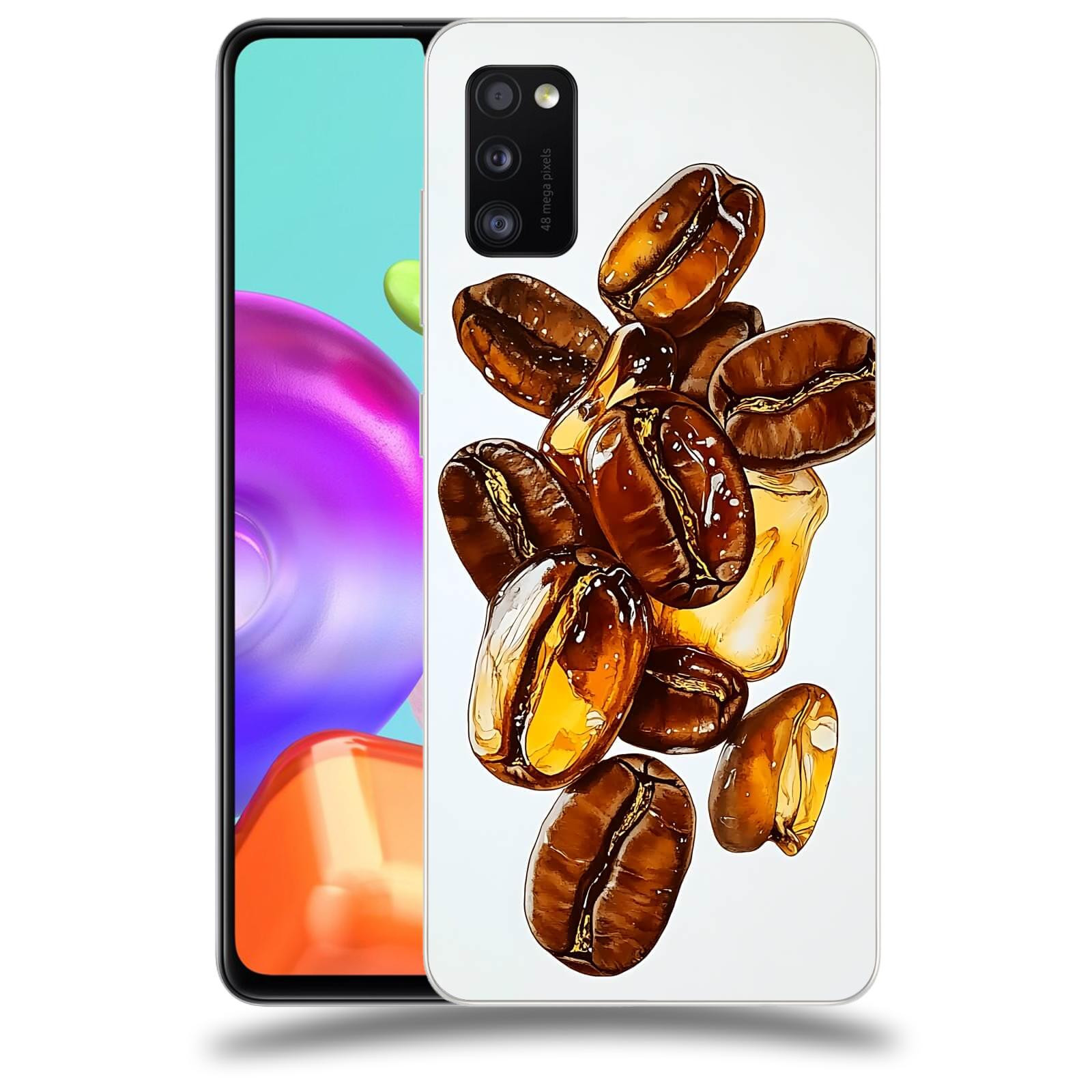 ACOVER Kryt na mobil Samsung Galaxy A41 A415F - Karamelová energie