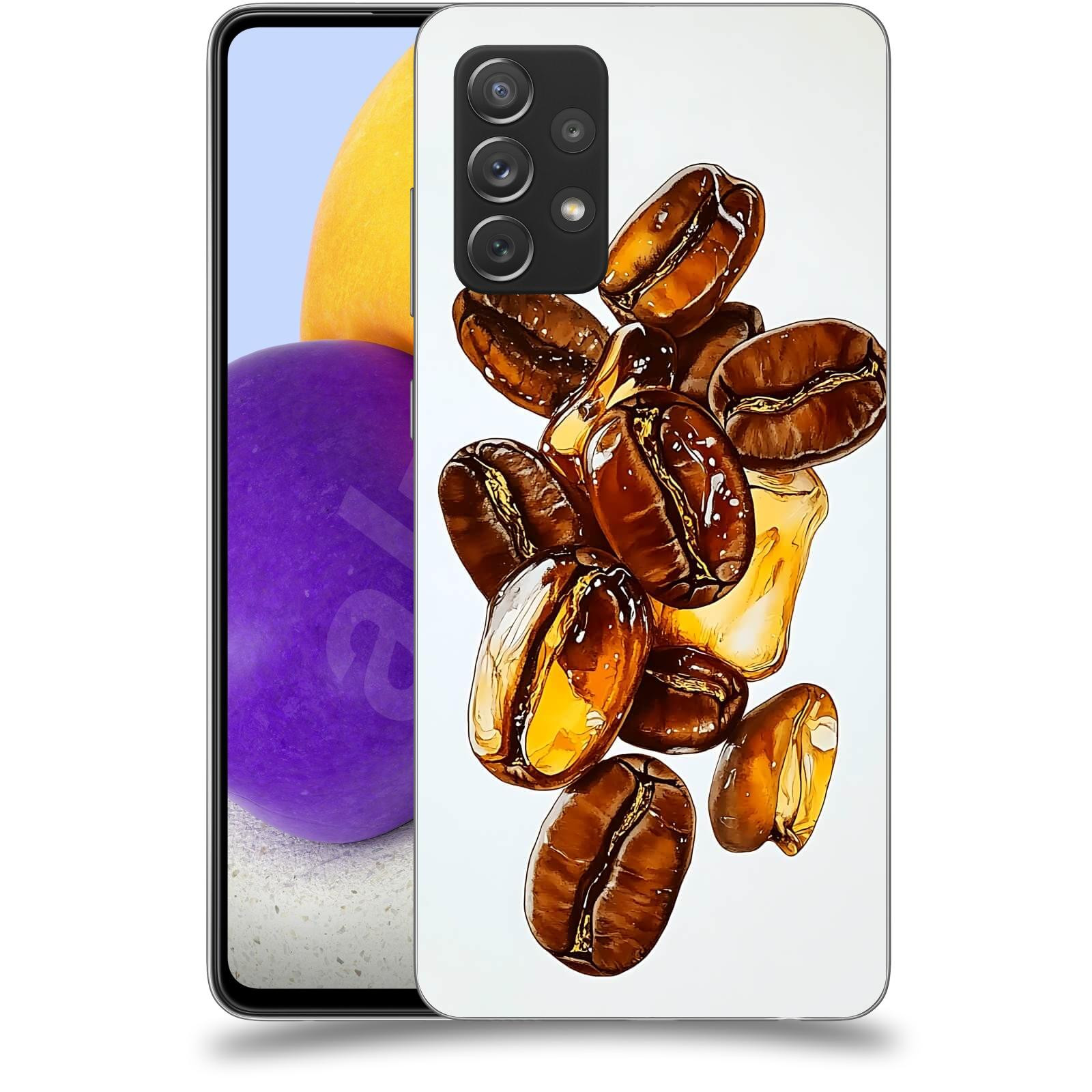 ACOVER Kryt na mobil Samsung Galaxy A72 A725F - Karamelová energie