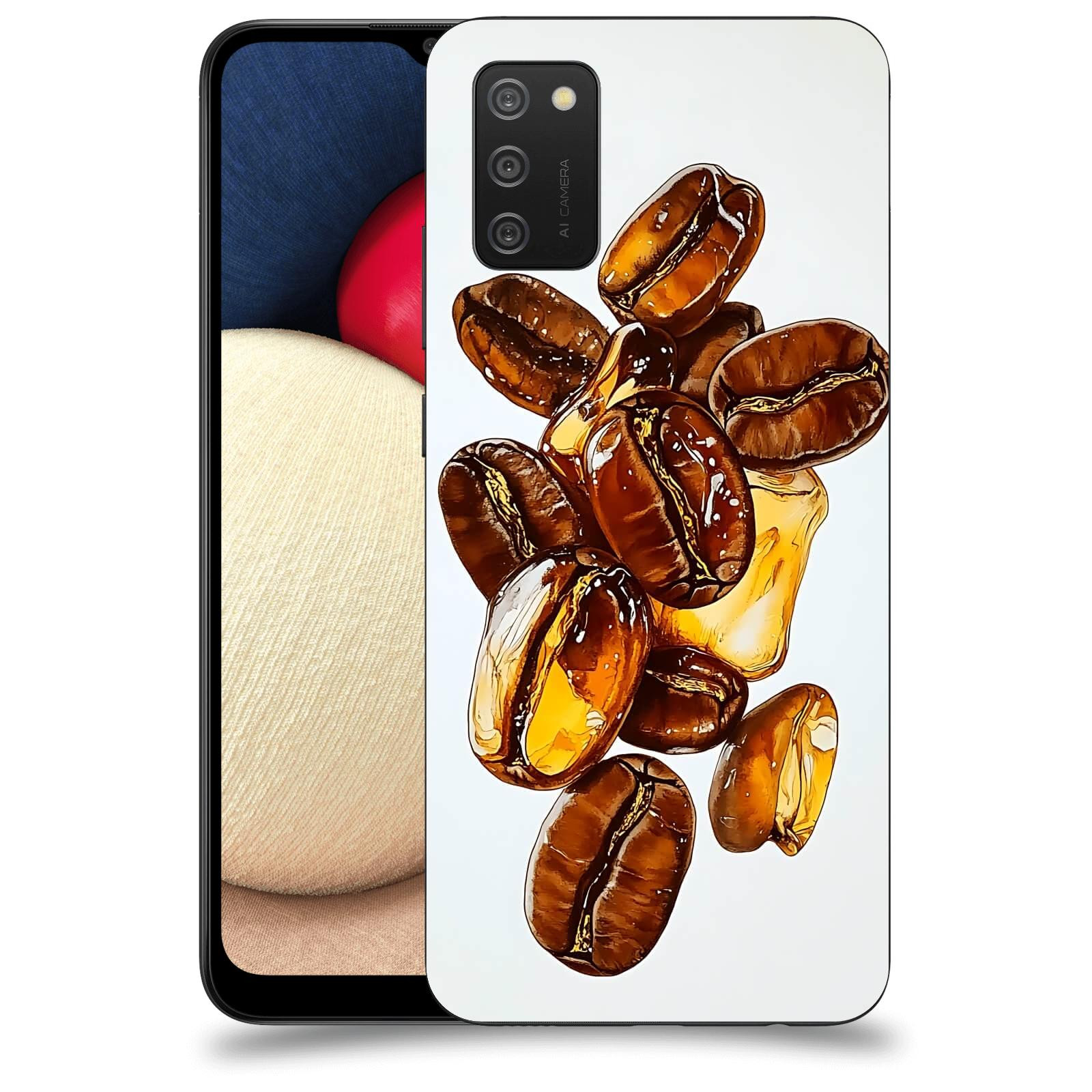 ACOVER Kryt na mobil Samsung Galaxy A02s A025G - Karamelová energie