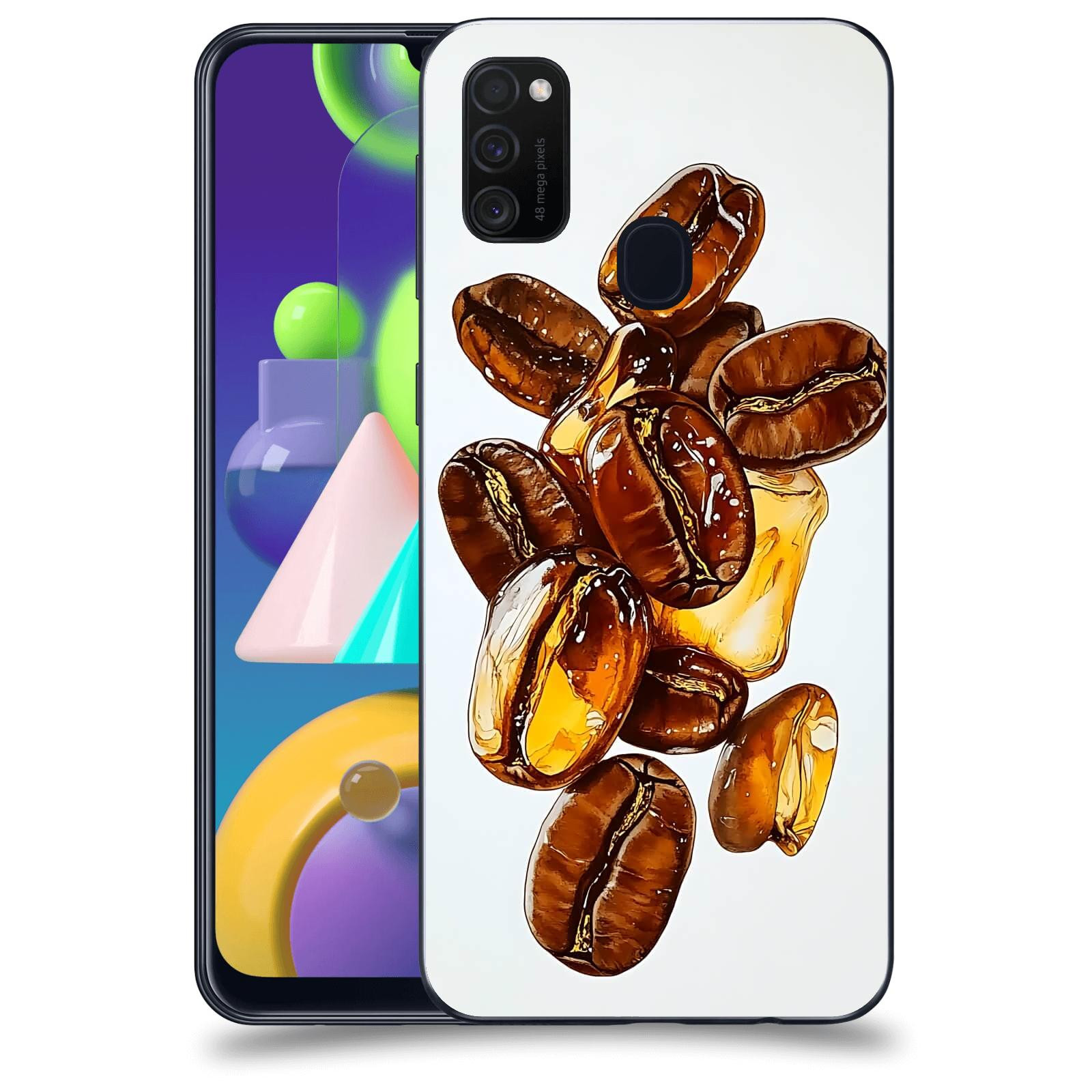 ACOVER Kryt na mobil Samsung Galaxy M21 M215F - Karamelová energie